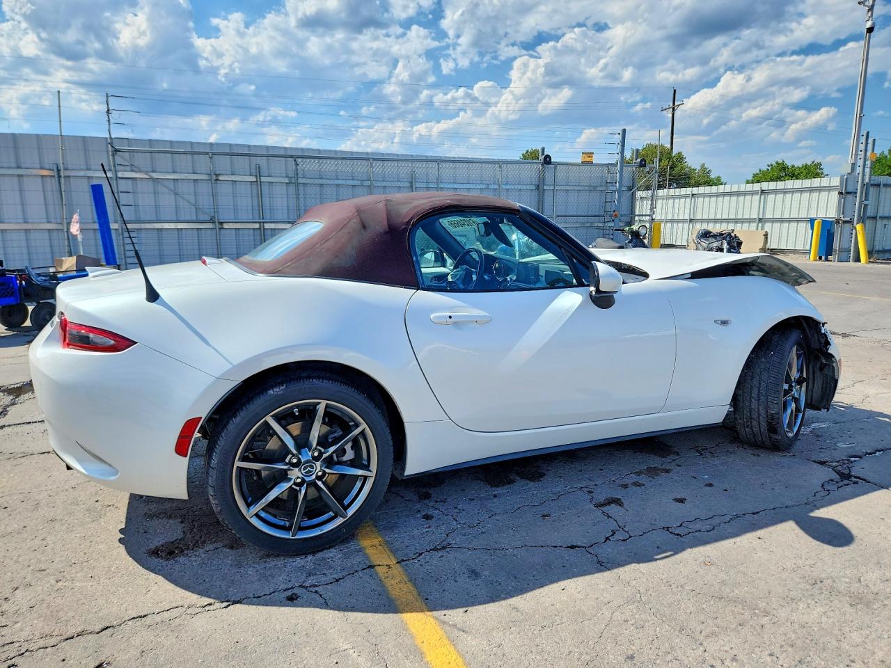 2018 Mazda Mx-5 Miata Grand Touring White vin: JM1NDAD74J0201764