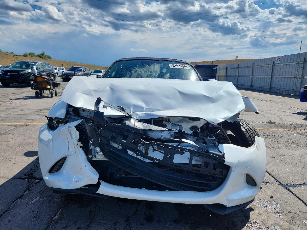 2018 Mazda Mx-5 Miata Grand Touring White vin: JM1NDAD74J0201764