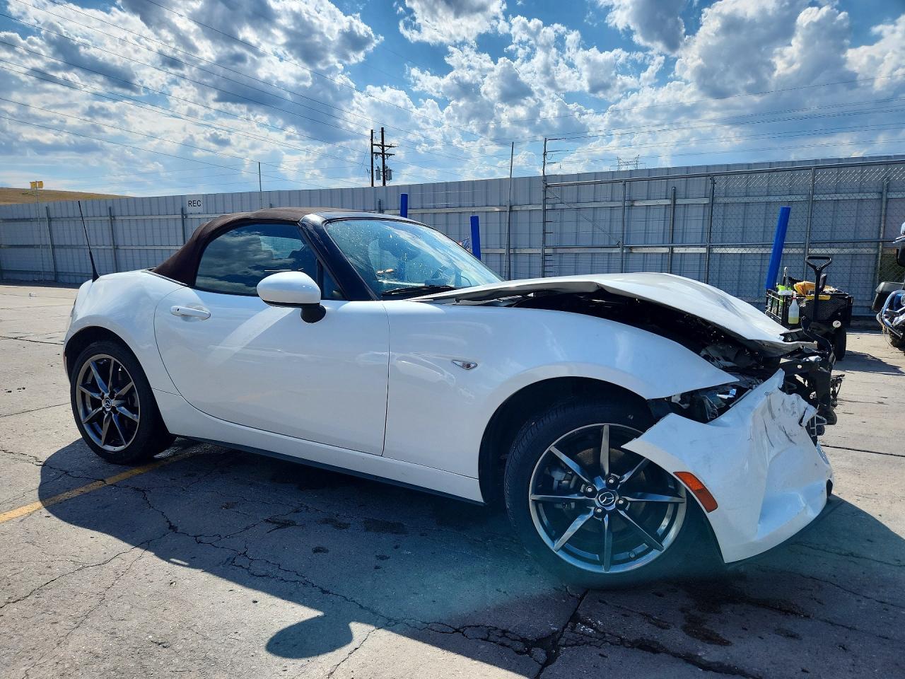 2018 Mazda Mx-5 Miata Grand Touring White vin: JM1NDAD74J0201764