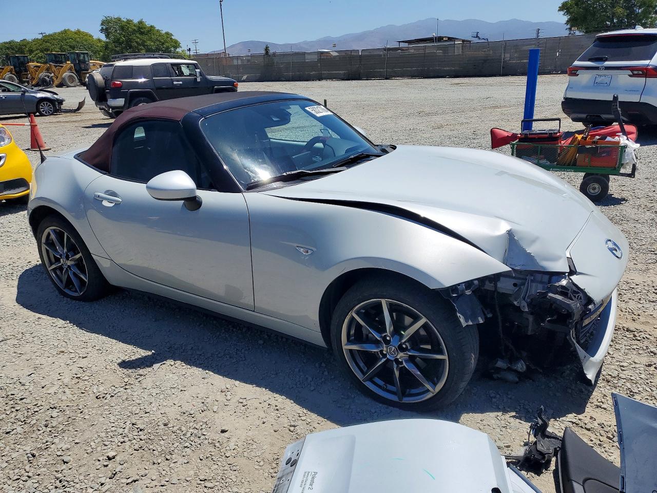 2018 Mazda Mx-5 Miata Grand Touring Белый vin: JM1NDAD75J0203877