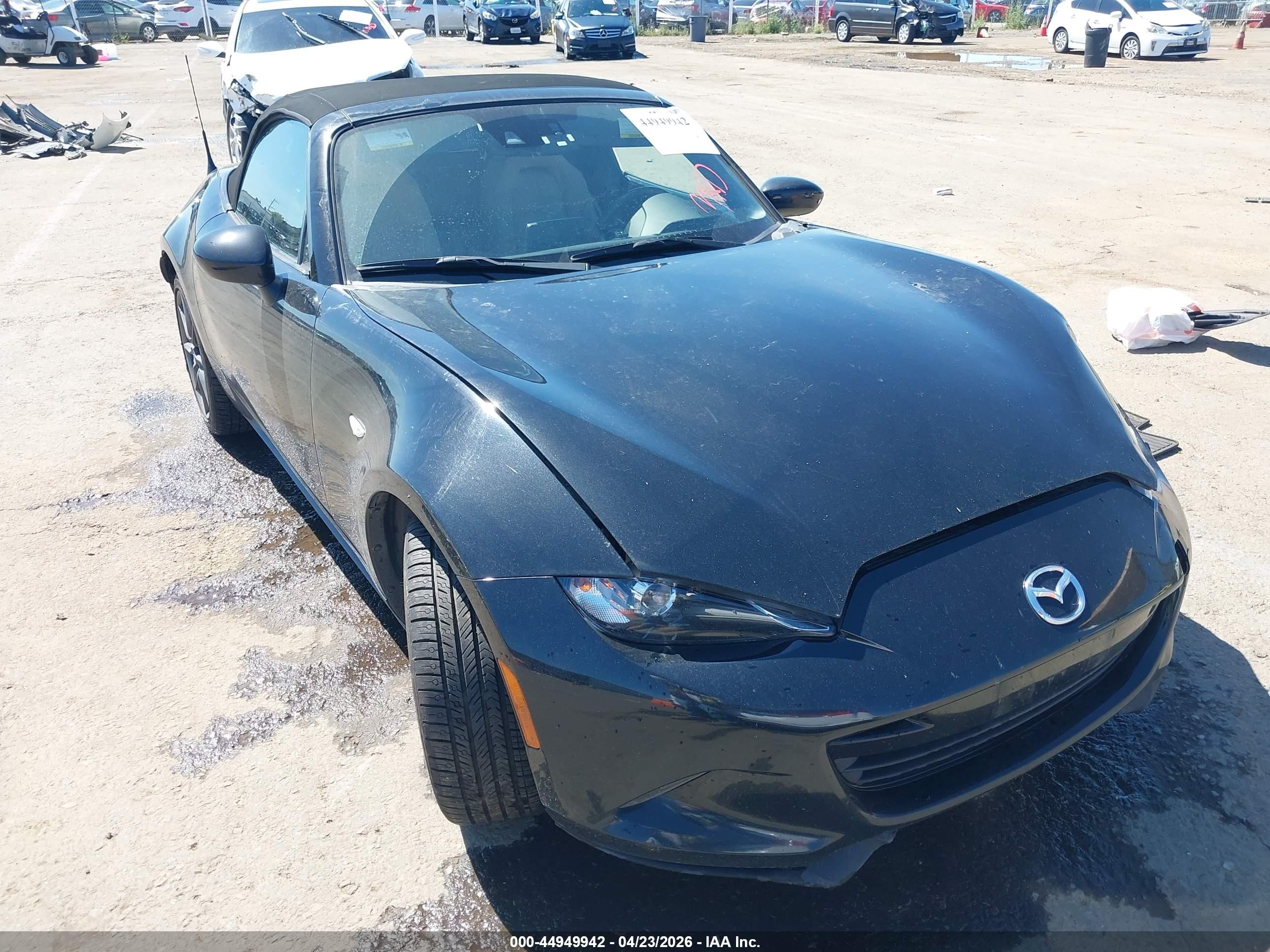 2016 Mazda Mx-5 Miata Grand Touring Black vin: JM1NDAD76G0119804