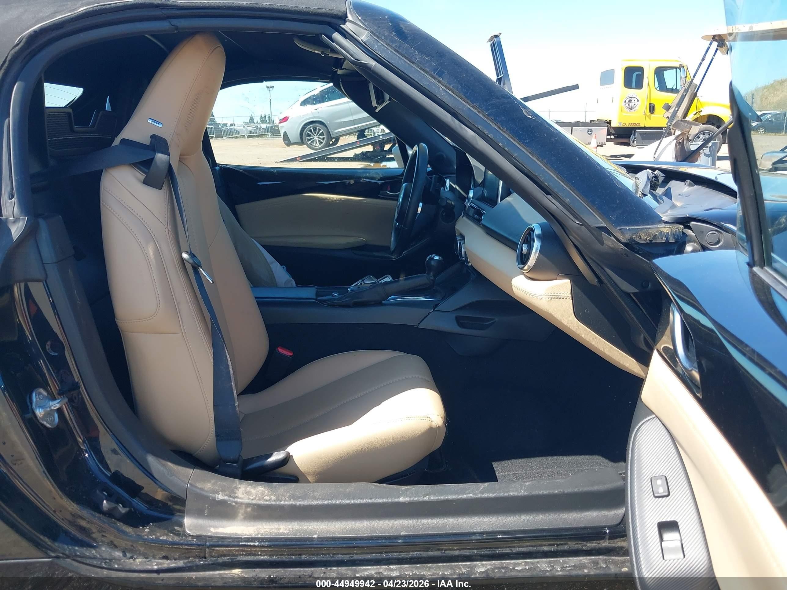 2016 Mazda Mx-5 Miata Grand Touring Black vin: JM1NDAD76G0119804
