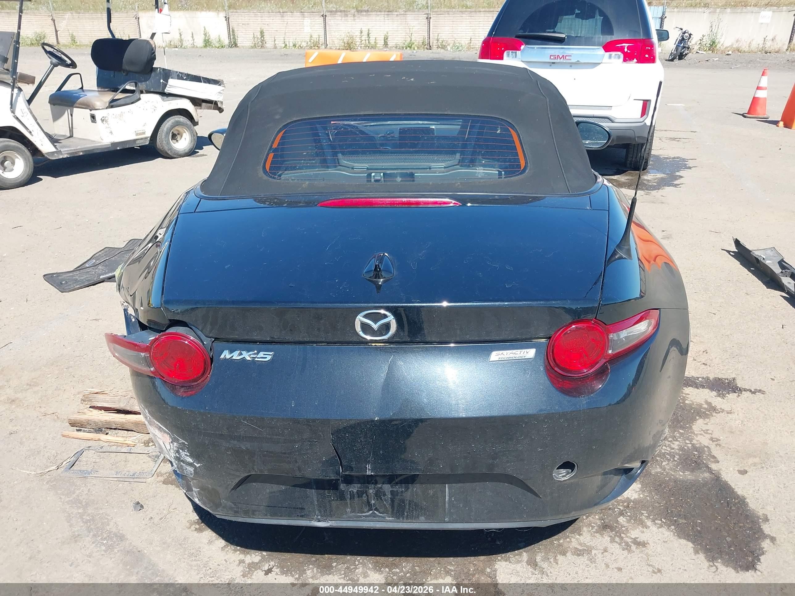 2016 Mazda Mx-5 Miata Grand Touring Black vin: JM1NDAD76G0119804