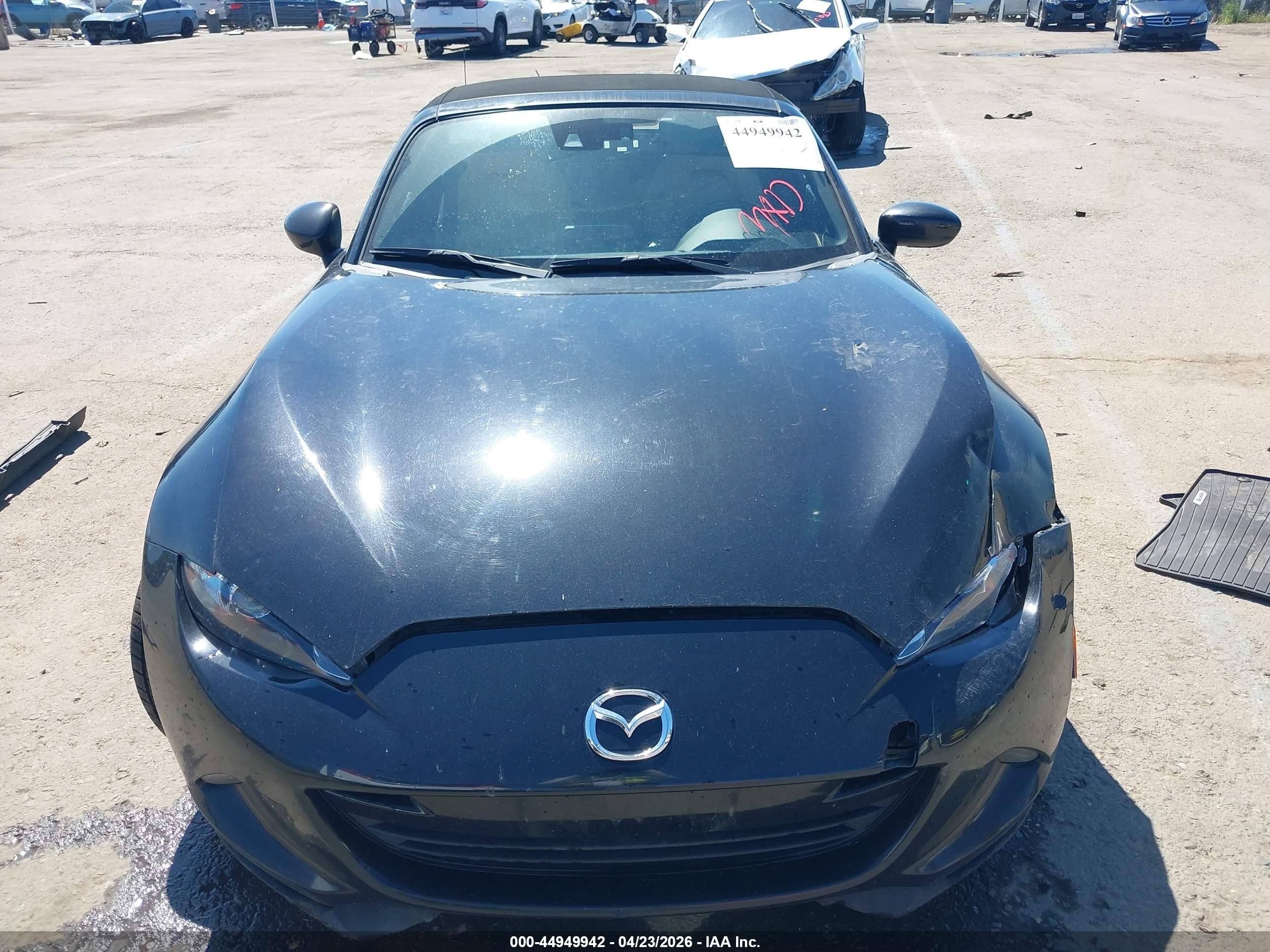 2016 Mazda Mx-5 Miata Grand Touring Black vin: JM1NDAD76G0119804