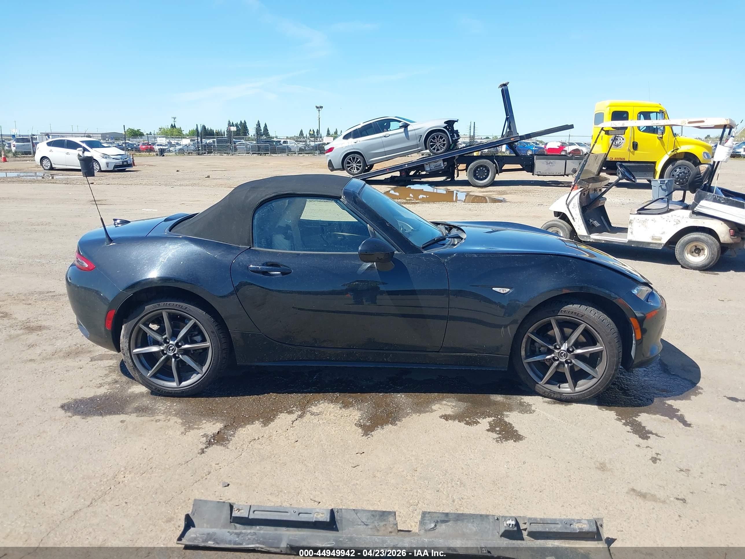 2016 Mazda Mx-5 Miata Grand Touring Black vin: JM1NDAD76G0119804