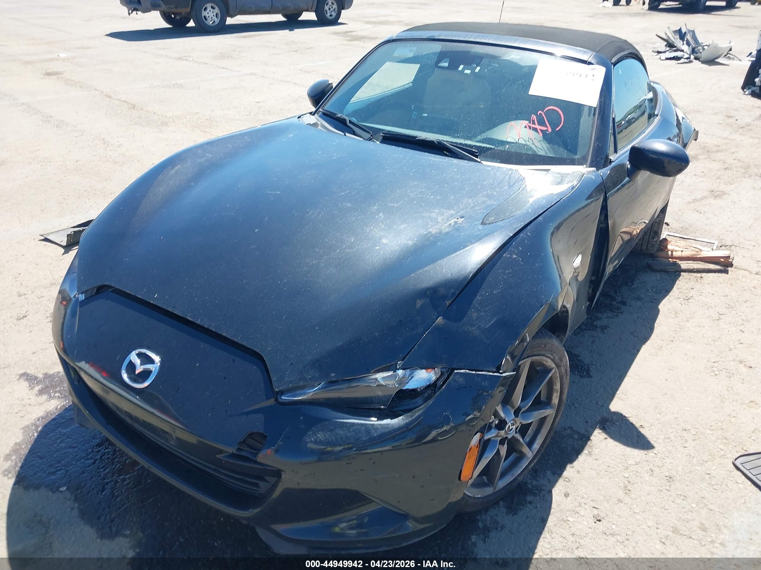 2016 Mazda Mx-5 Miata Grand Touring Black vin: JM1NDAD76G0119804