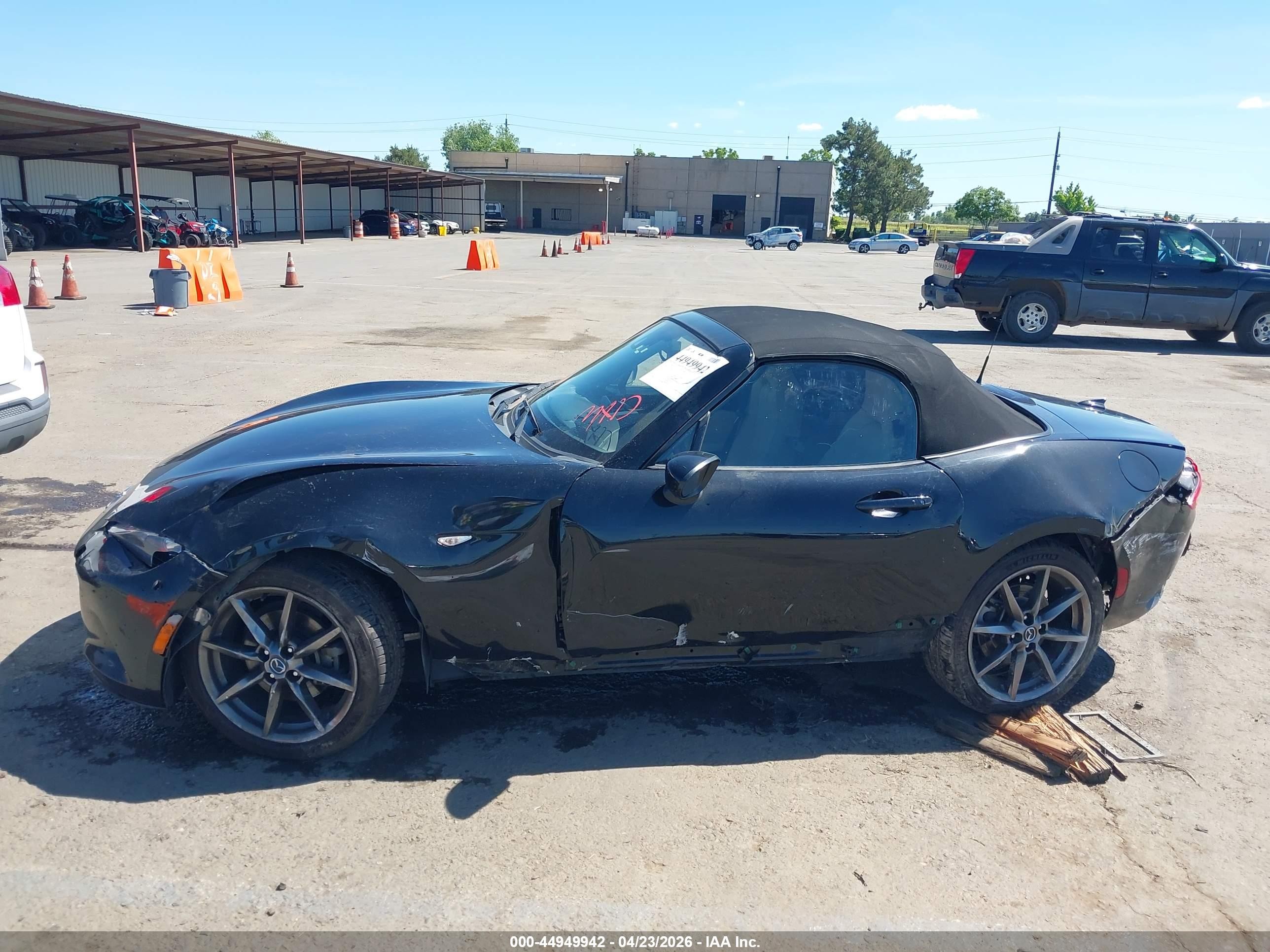 2016 Mazda Mx-5 Miata Grand Touring Black vin: JM1NDAD76G0119804