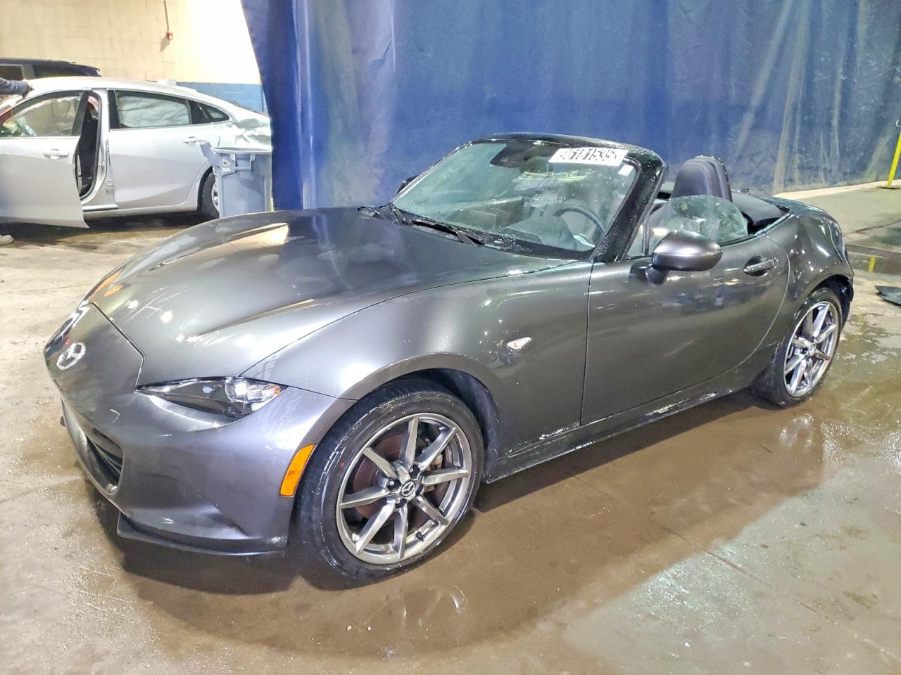 2023 Mazda Mx-5 Miata Grand Touring Gray vin: JM1NDAD76P0561224