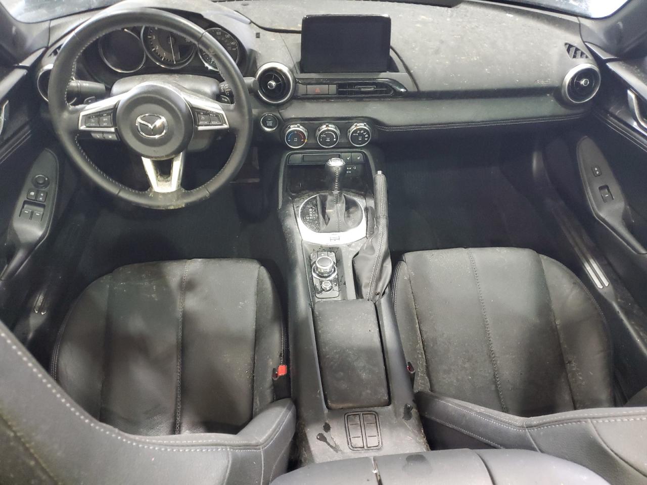 2023 Mazda Mx-5 Miata Grand Touring Gray vin: JM1NDAD76P0561224 Damage: Left Front Seat Cushion, Stained, Permanent