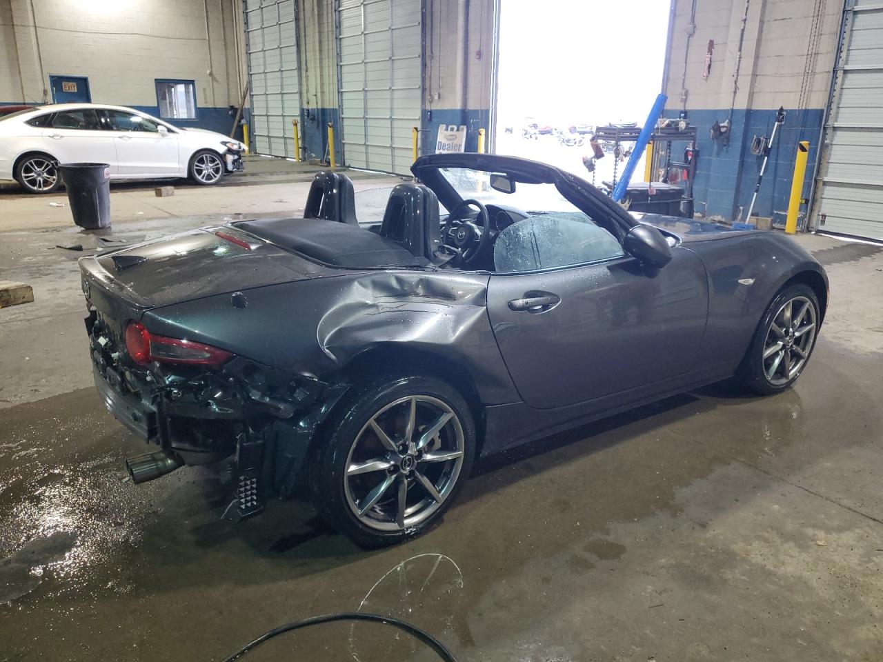 2023 Mazda Mx-5 Miata Grand Touring Gray vin: JM1NDAD76P0561224 Damage: Right Qtr Panel, Dent(S) W/ Paint Dmg, > 12 Inches