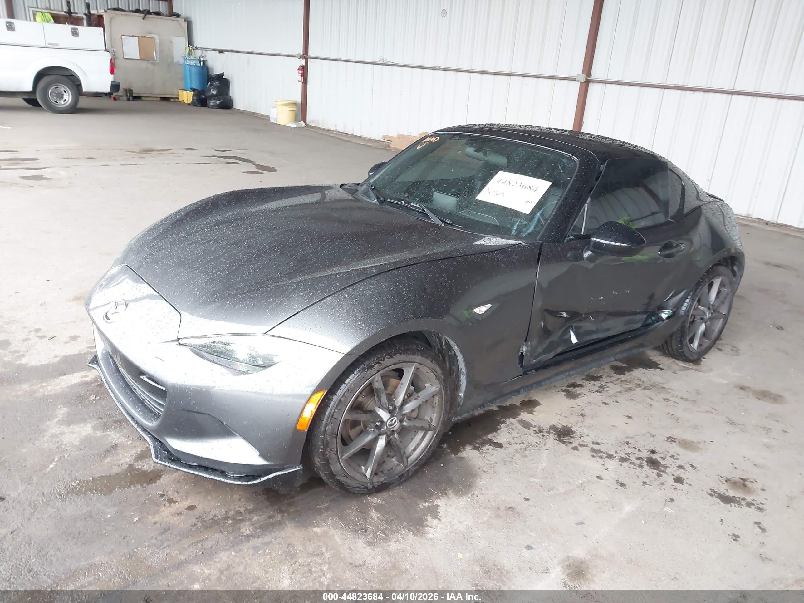 2017 Mazda Mx-5 Miata Rf Club Gray vin: JM1NDAL75H0100518