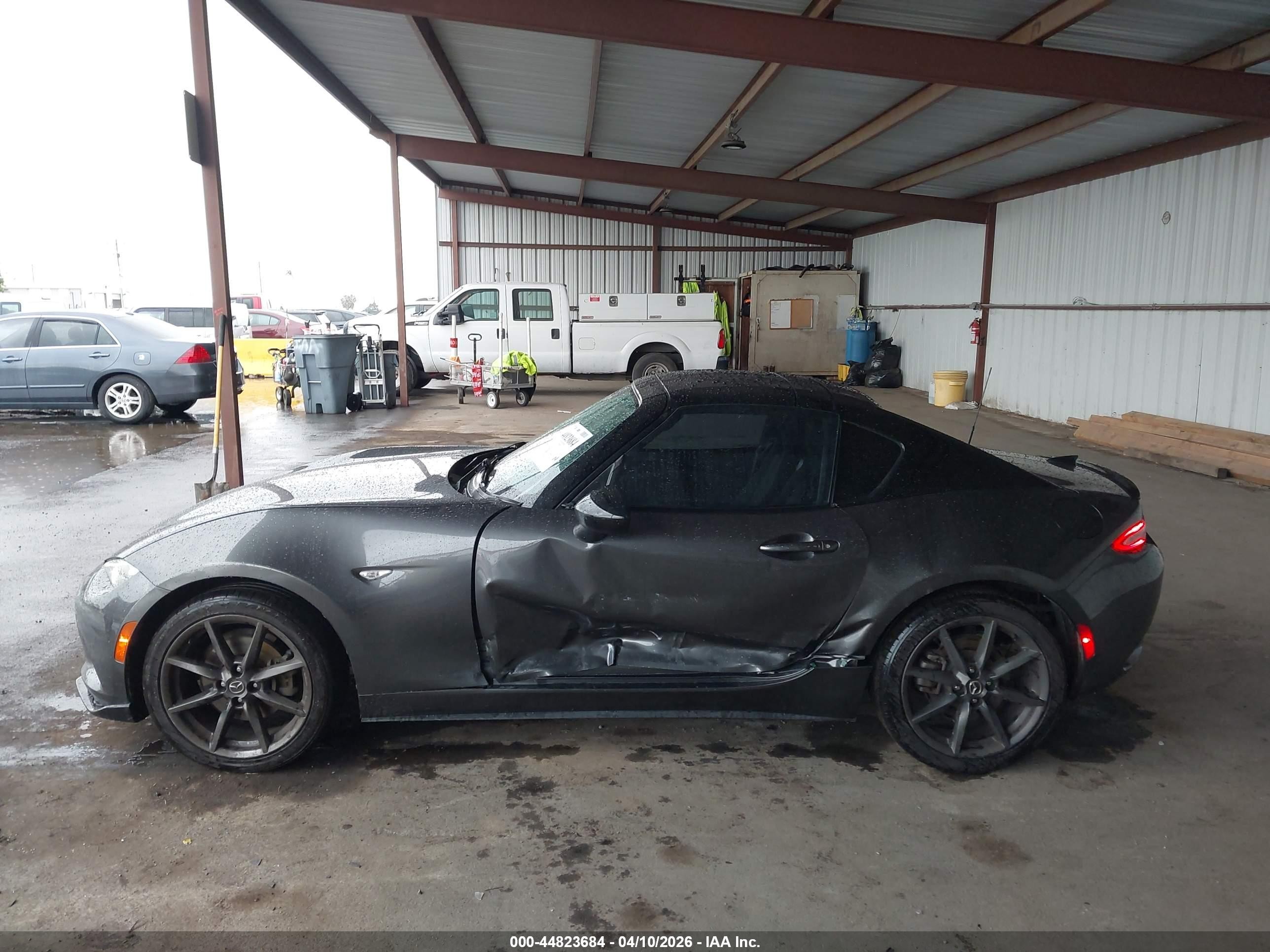 2017 Mazda Mx-5 Miata Rf Club Gray vin: JM1NDAL75H0100518