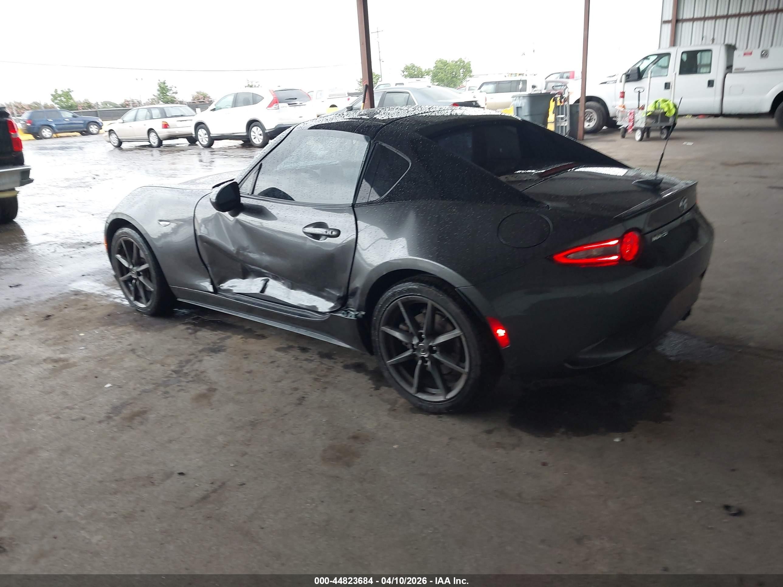 2017 Mazda Mx-5 Miata Rf Club Gray vin: JM1NDAL75H0100518
