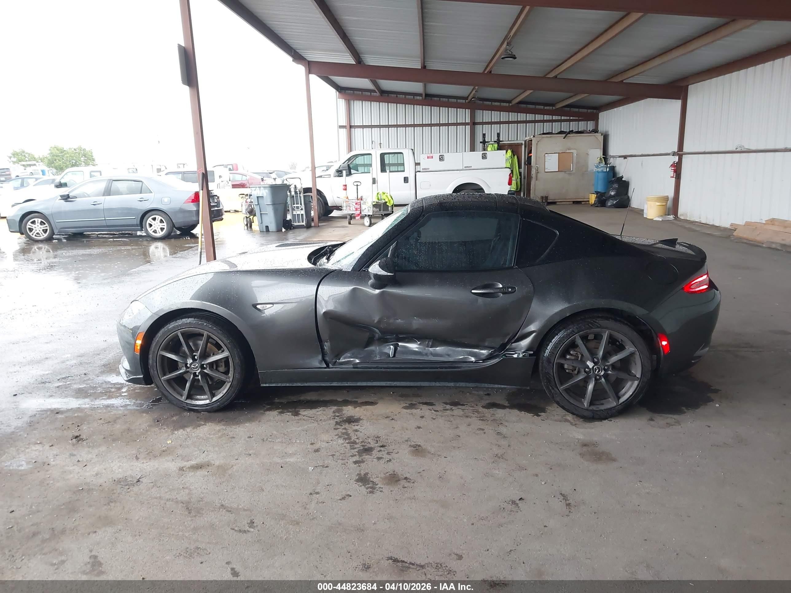 2017 Mazda Mx-5 Miata Rf Club Gray vin: JM1NDAL75H0100518