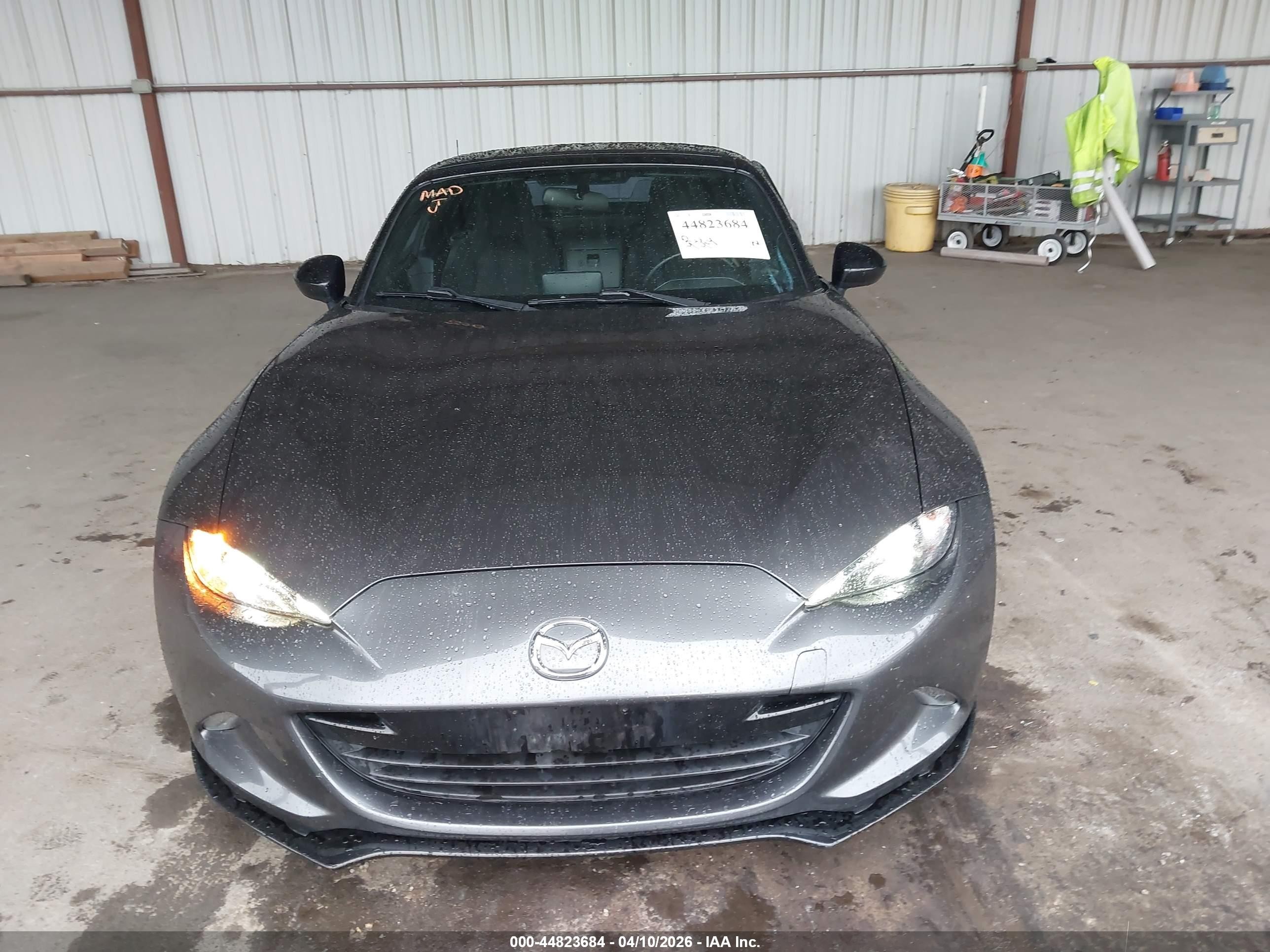 2017 Mazda Mx-5 Miata Rf Club Gray vin: JM1NDAL75H0100518