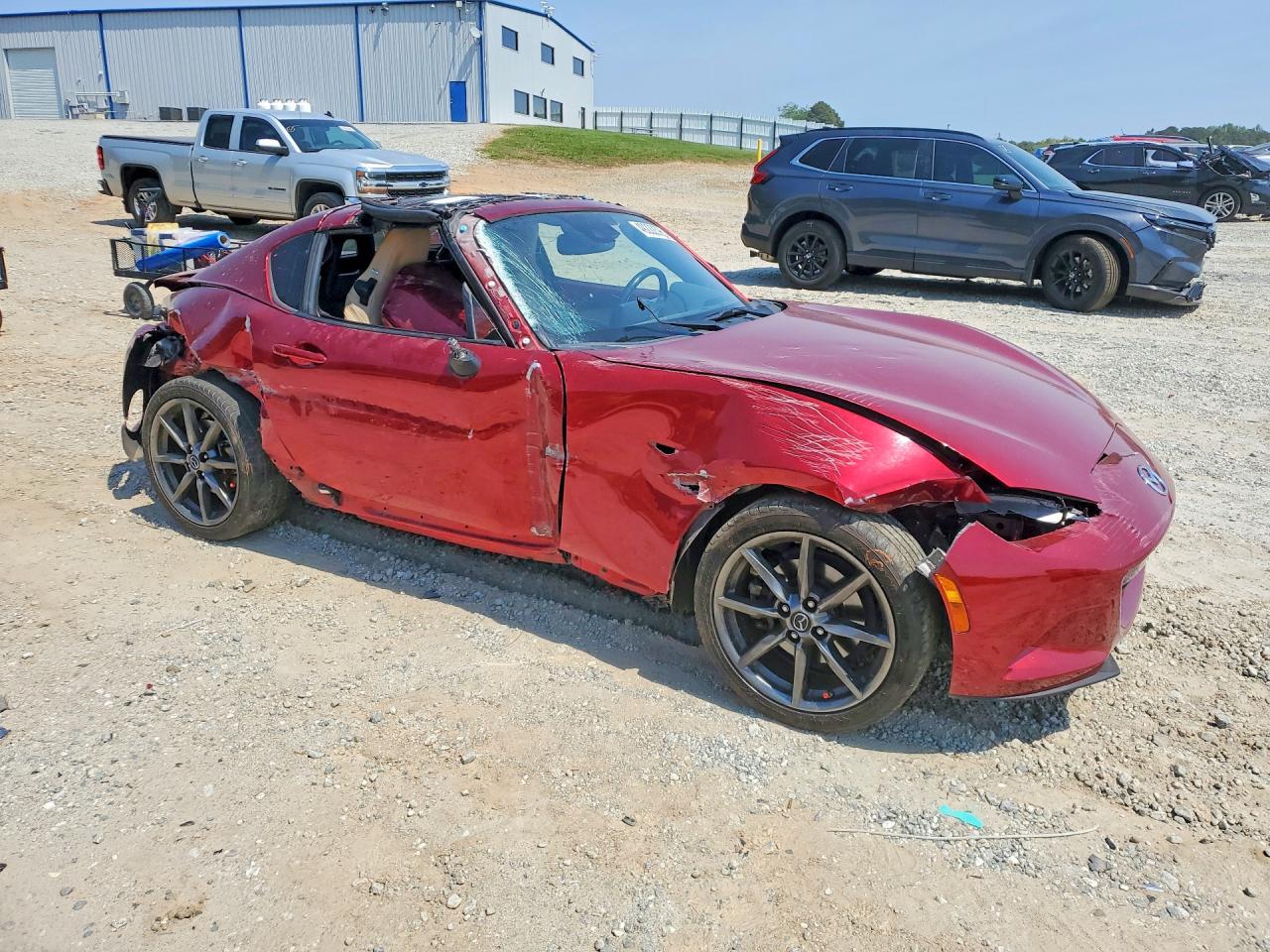 2019 Mazda Mx-5 Miata Grand Touring Red vin: JM1NDAM77K0305716