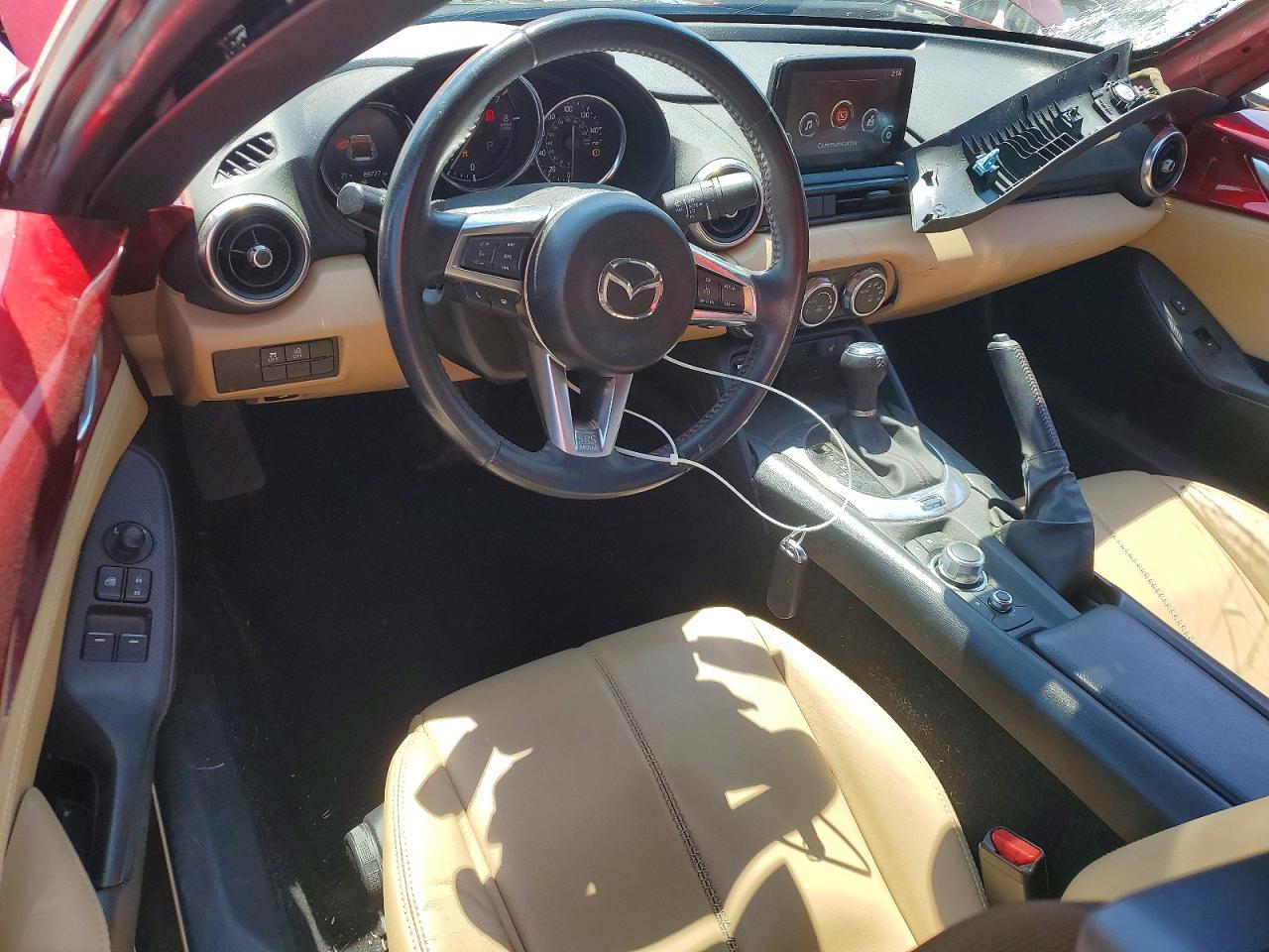 2019 Mazda Mx-5 Miata Grand Touring Red vin: JM1NDAM77K0305716