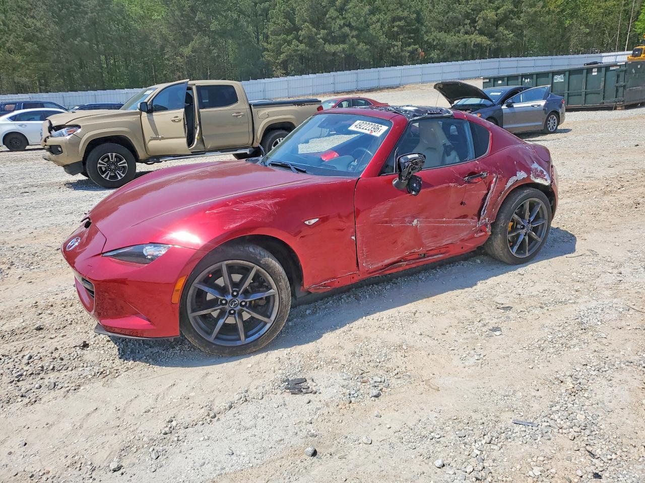 2019 Mazda Mx-5 Miata Grand Touring Red vin: JM1NDAM77K0305716