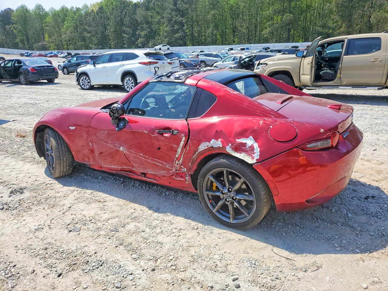 2019 Mazda Mx-5 Miata Grand Touring Red vin: JM1NDAM77K0305716