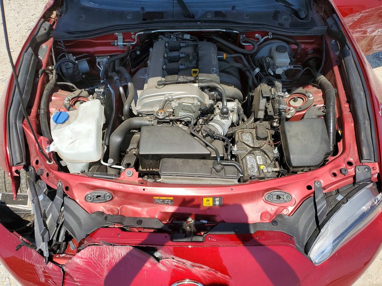 2019 Mazda Mx-5 Miata Grand Touring Red vin: JM1NDAM77K0305716