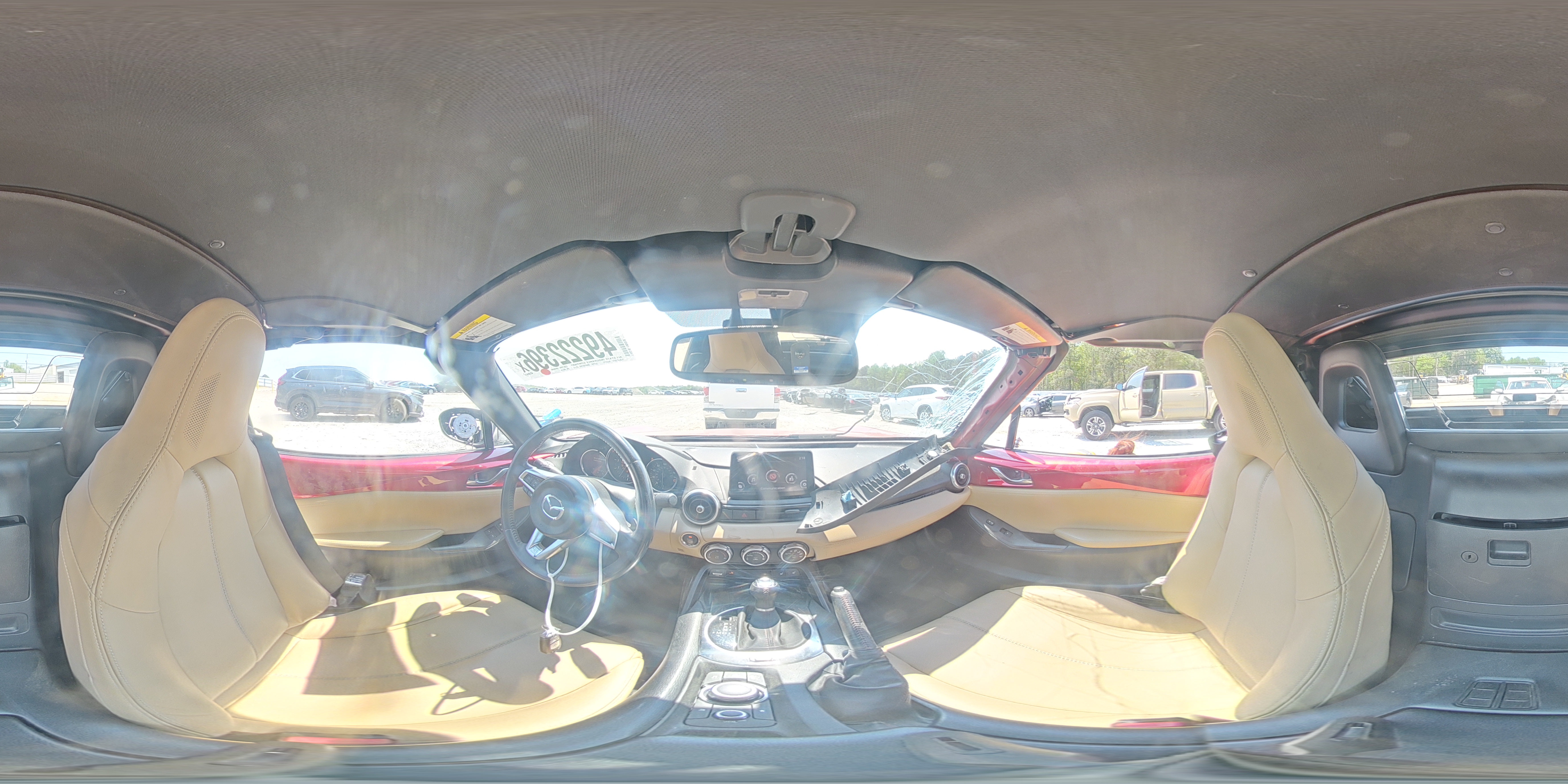 2019 Mazda Mx-5 Miata Grand Touring Red vin: JM1NDAM77K0305716