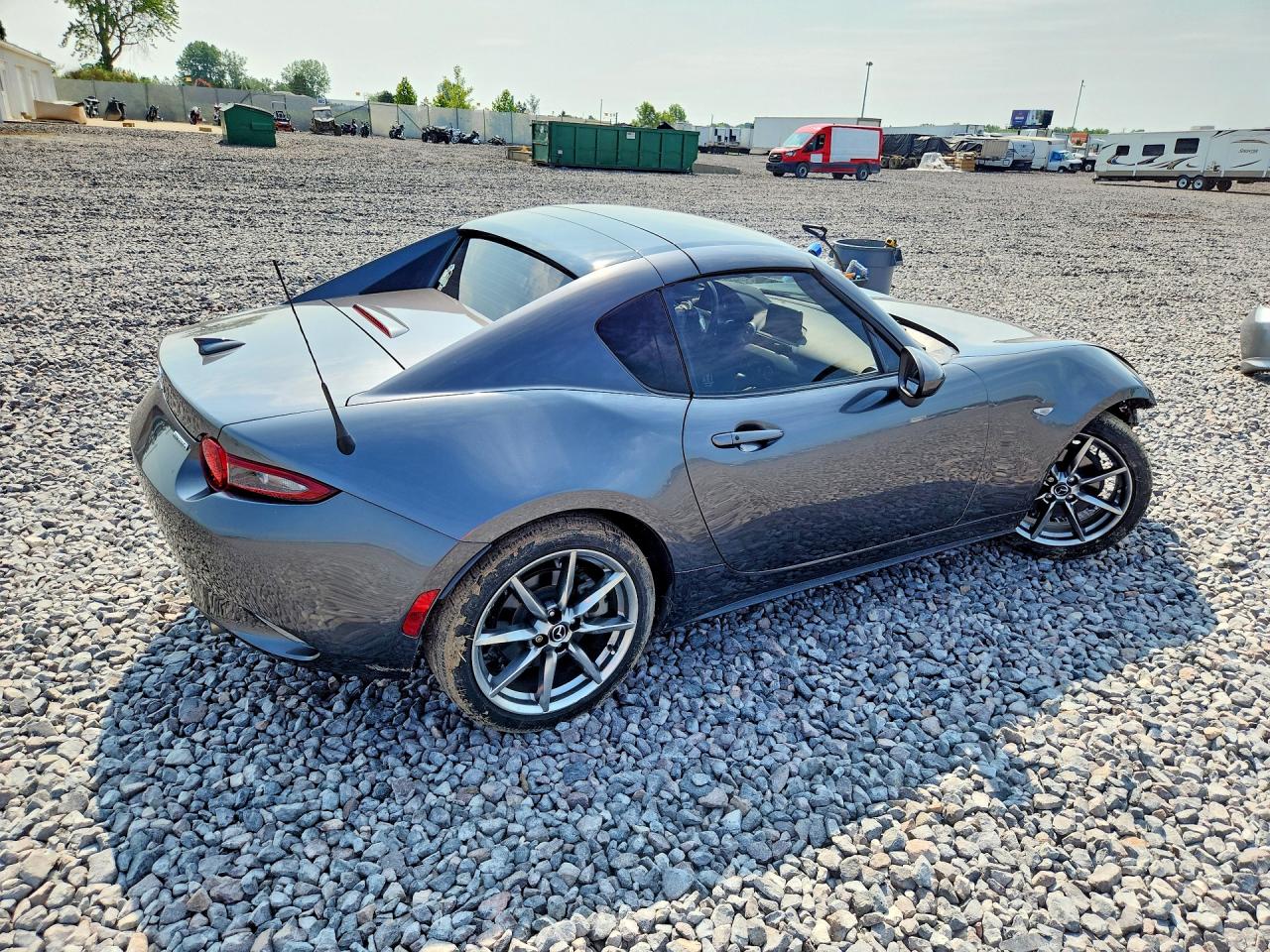2023 Mazda Mx-5 Miata Grand Touring Gray vin: JM1NDAM79P0559564