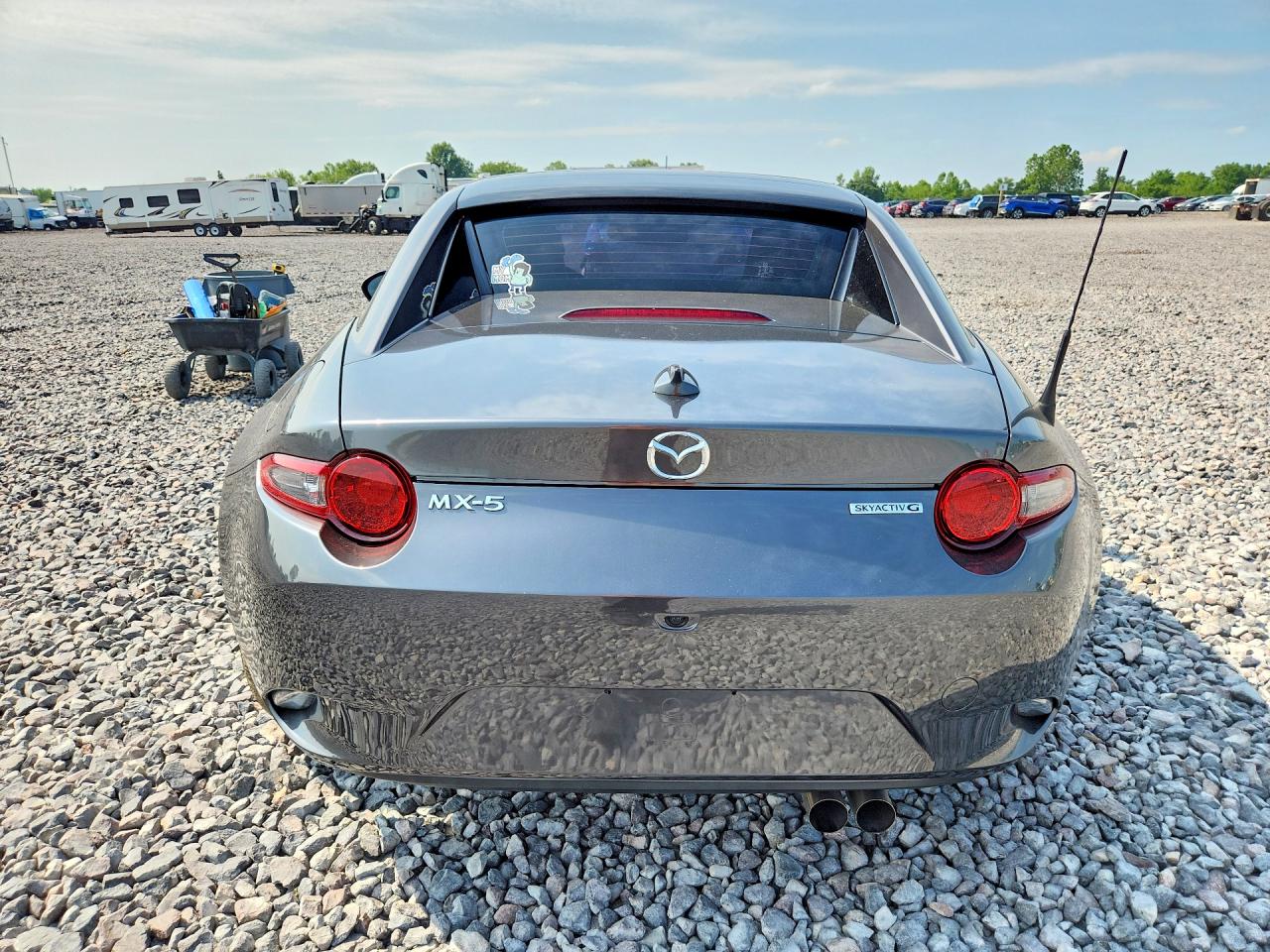 2023 Mazda Mx-5 Miata Grand Touring Gray vin: JM1NDAM79P0559564
