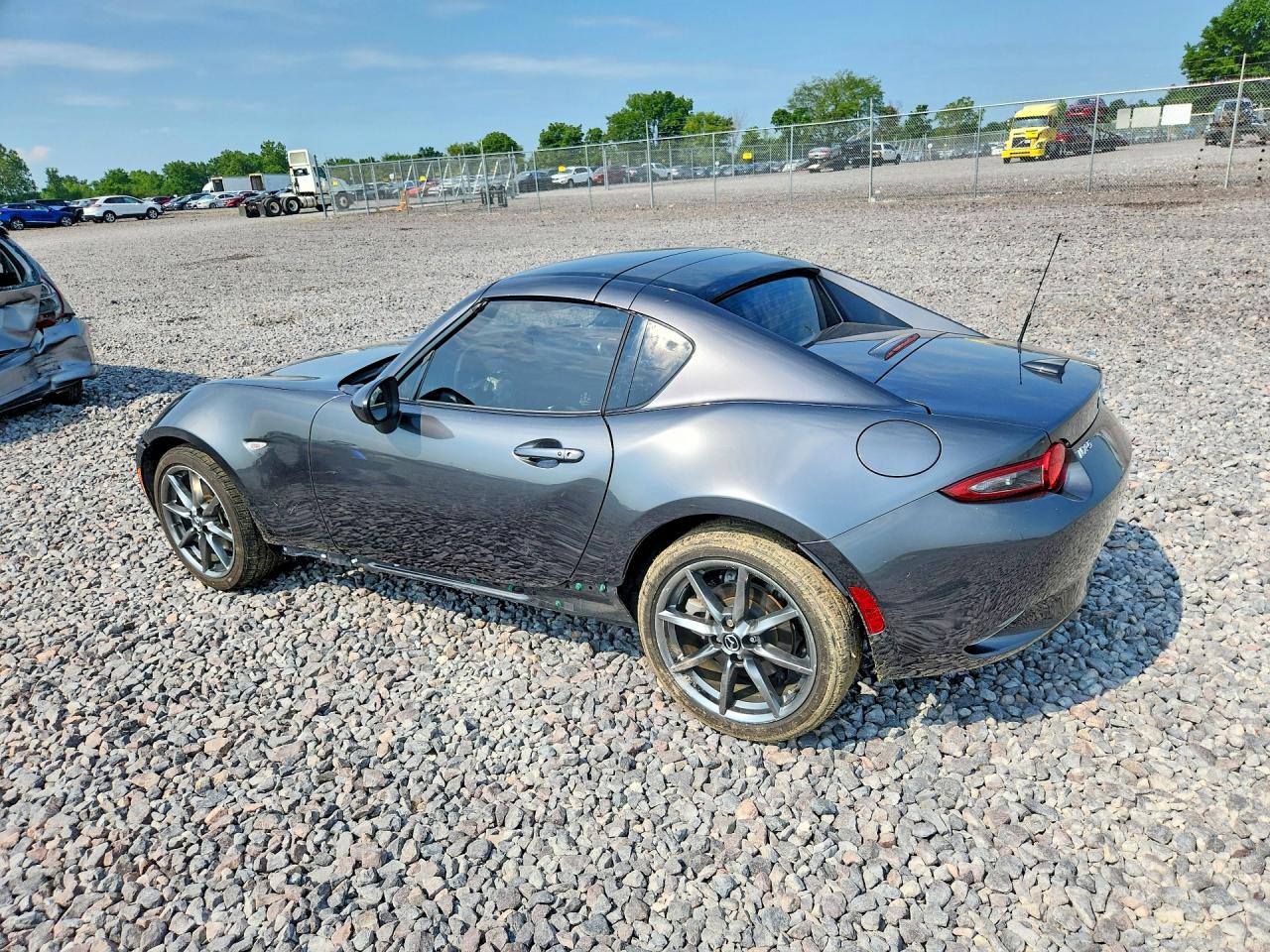 2023 Mazda Mx-5 Miata Grand Touring Gray vin: JM1NDAM79P0559564