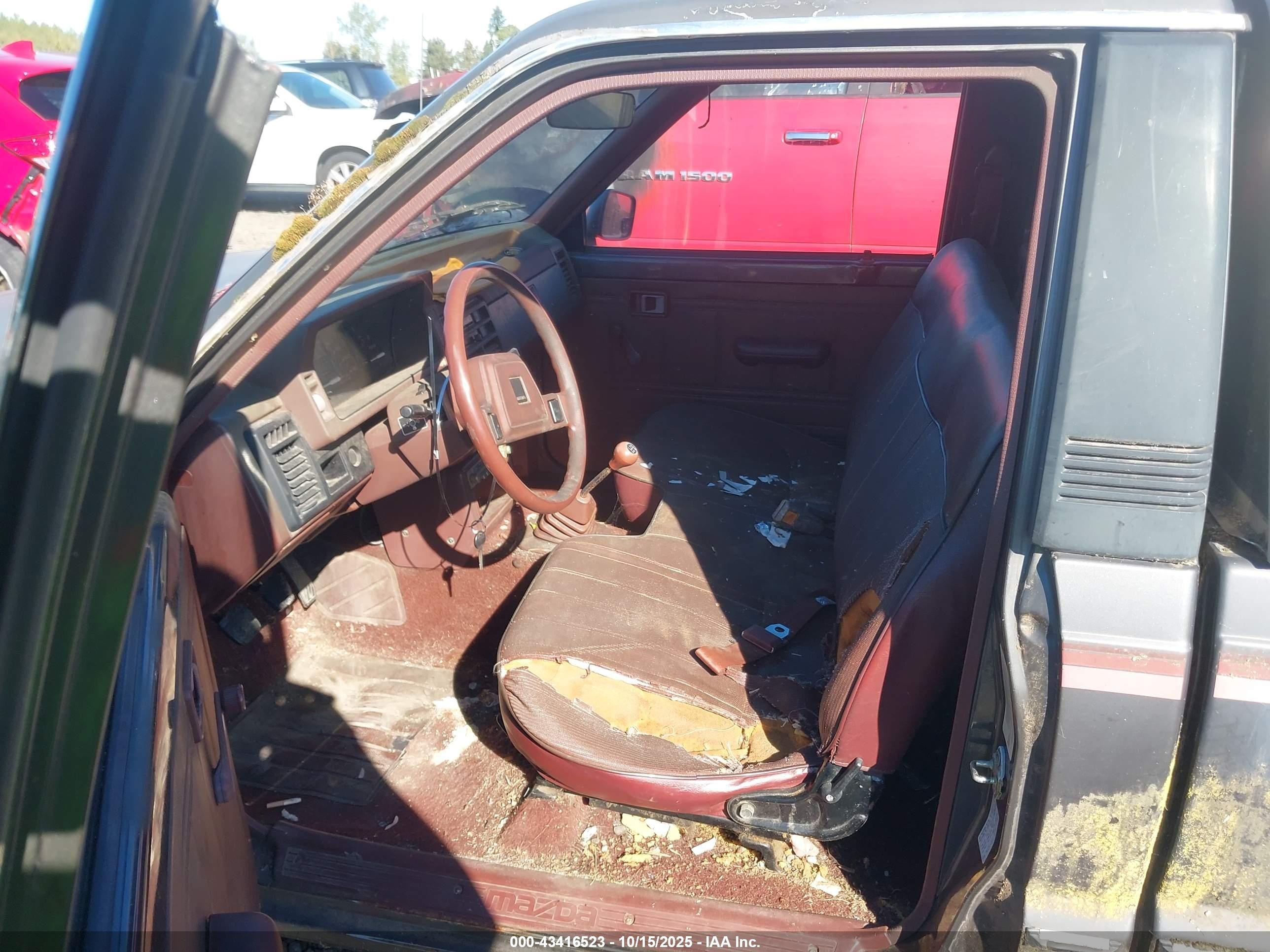 1986 Mazda B2000   Gray vin: JM2UF1114G0508927
