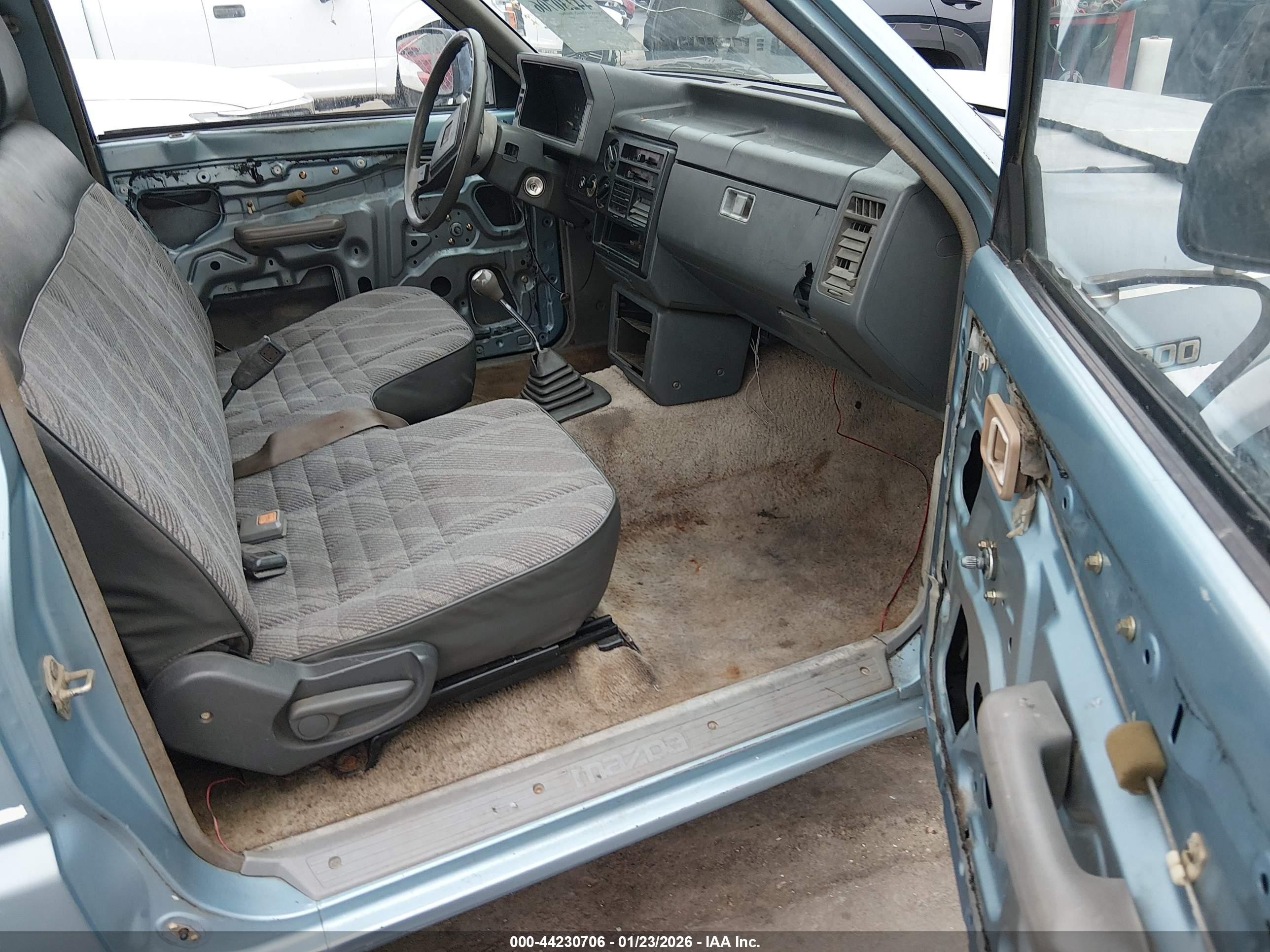 1986 Mazda B2000   Light Blue vin: JM2UF1114G0659394