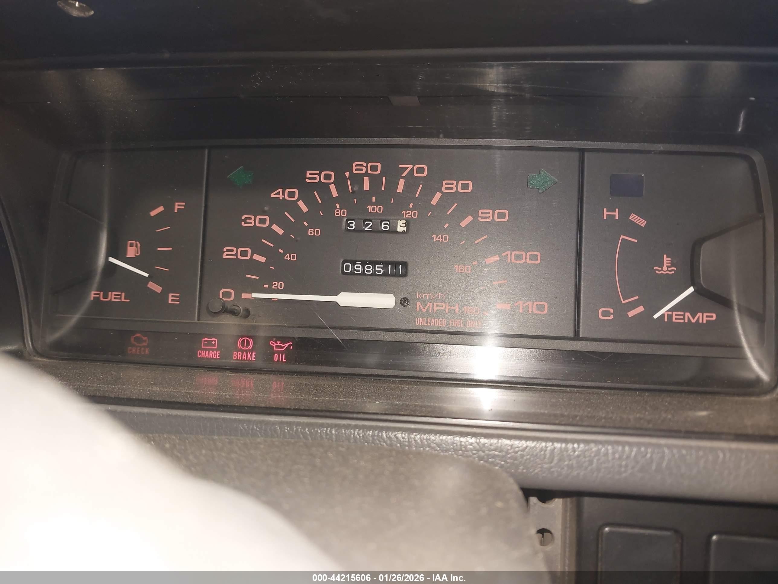 1989 Mazda B2200 Short Bed Gray vin: JM2UF1139K0809929