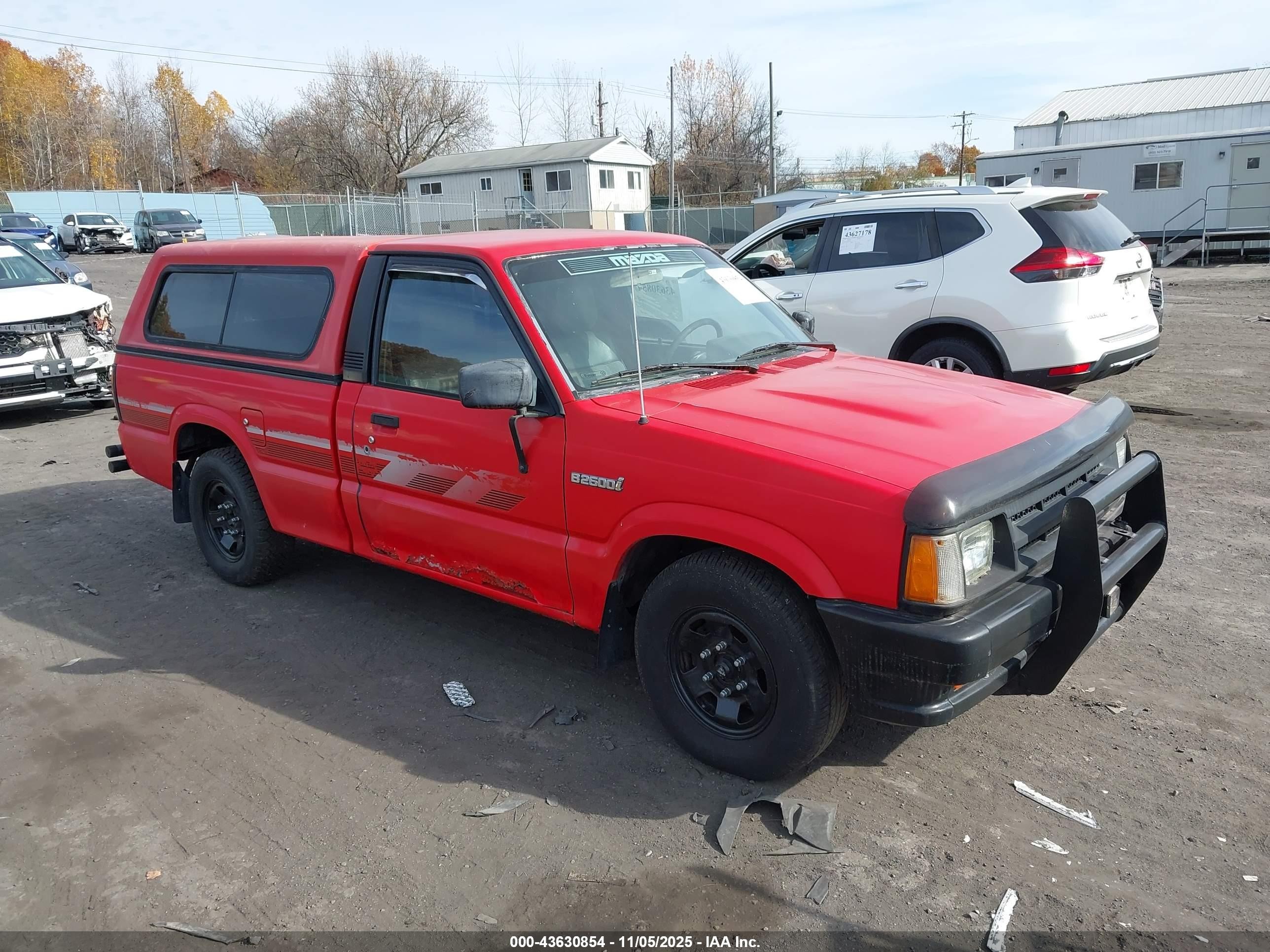 1991 Mazda B2600 Short Body Красный vin: JM2UF1142M0143766