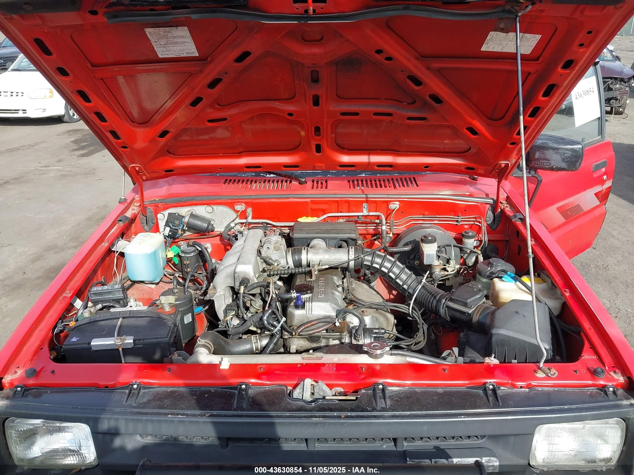 1991 Mazda B2600 Short Body Красный vin: JM2UF1142M0143766