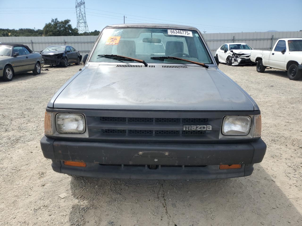 1991 Mazda B2200 Short Bed Gray vin: JM2UF1230M0120864