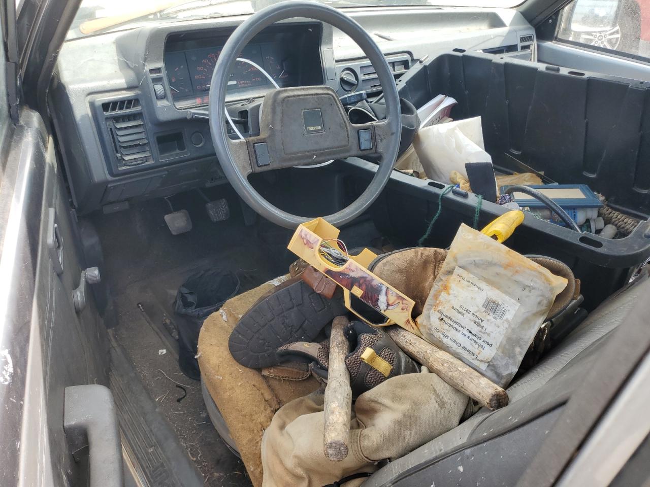 1991 Mazda B2200 Short Bed Gray vin: JM2UF1230M0120864