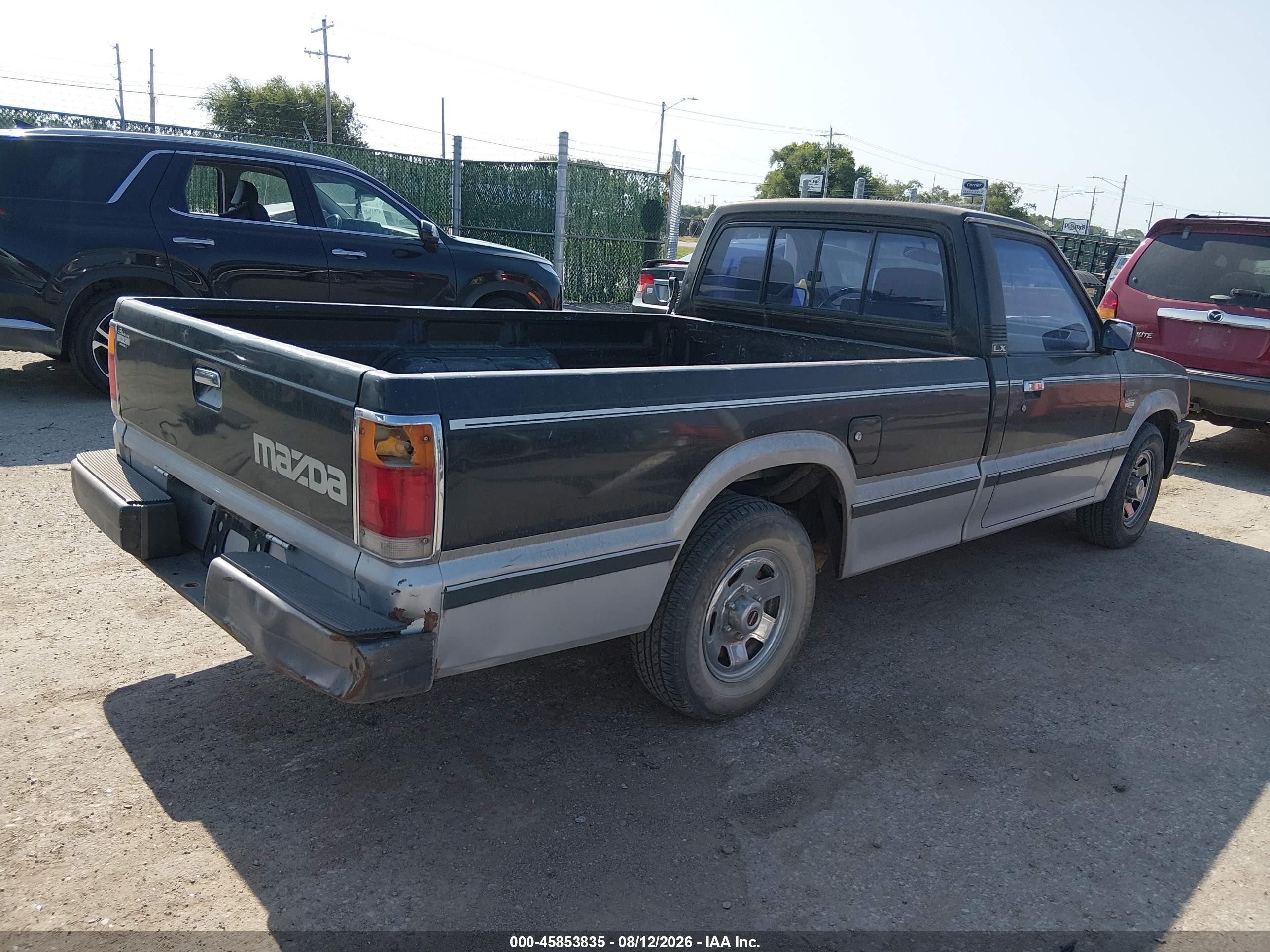 1987 Mazda B2600 Long Body Черный vin: JM2UF2129H0175687