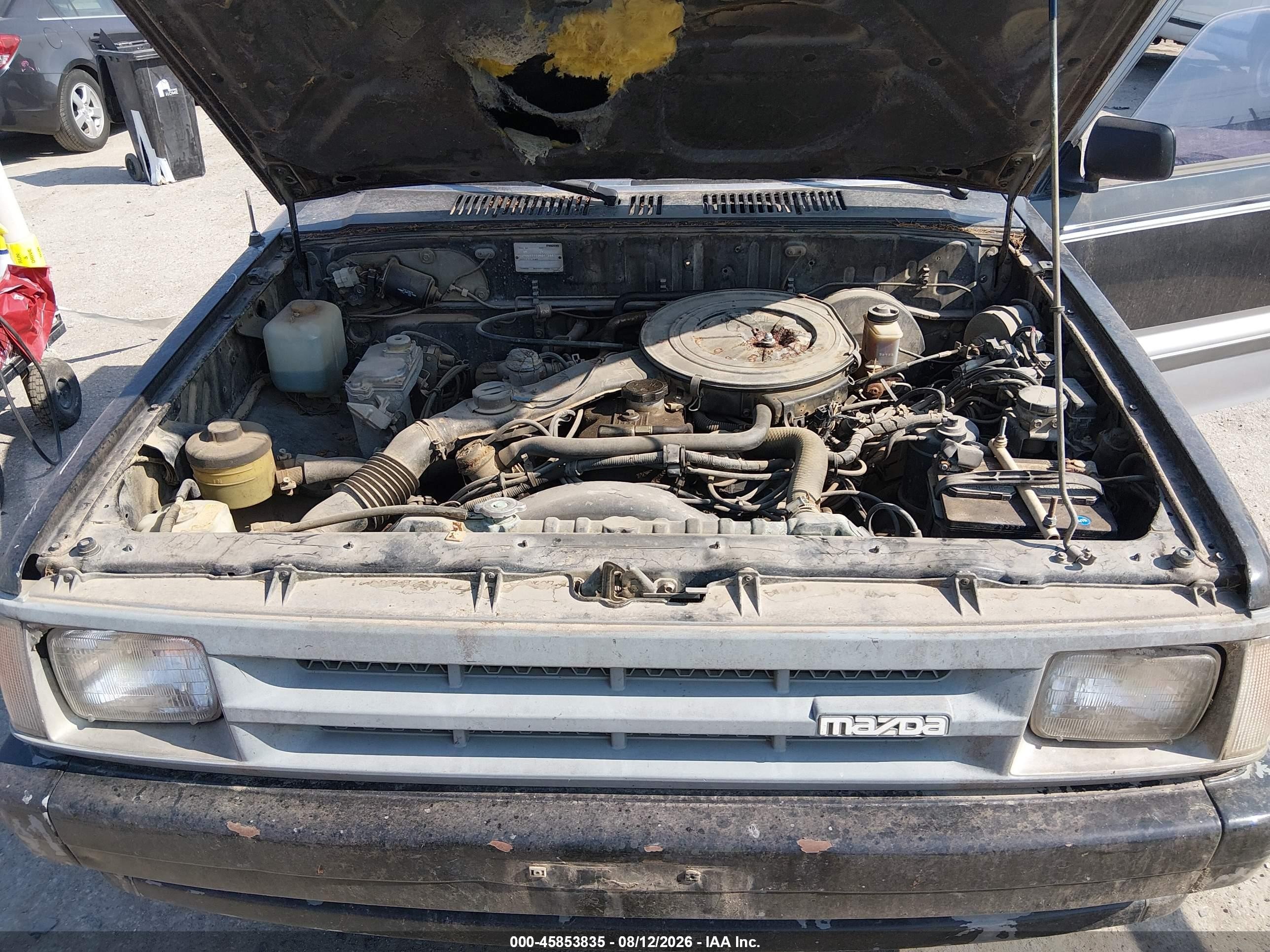 1987 Mazda B2600 Long Body Черный vin: JM2UF2129H0175687