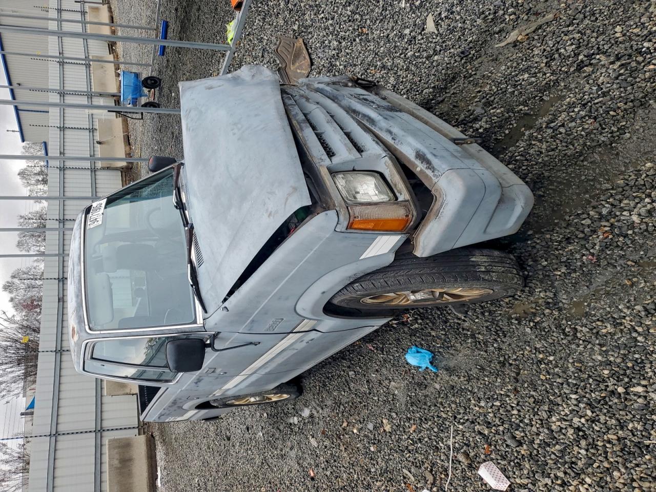 1987 Mazda B2000 Cab Plus Gray vin: JM2UF3111H0516481