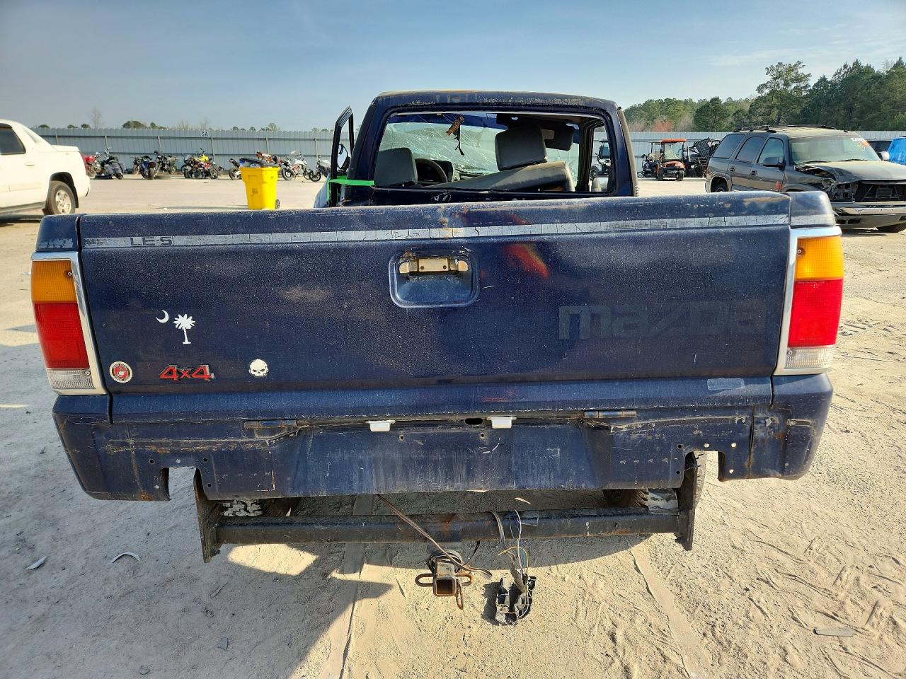 1991 Mazda B2600 Short Body Blue vin: JM2UF4143M0110972