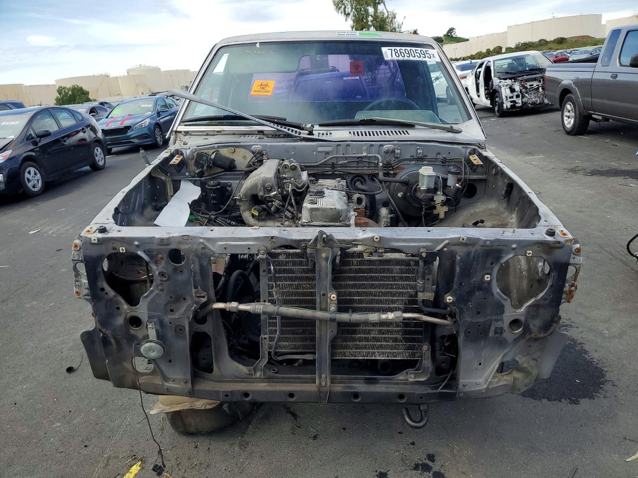 1991 Mazda B2600 Cab Plus Gray vin: JM2UF6143M0104746
