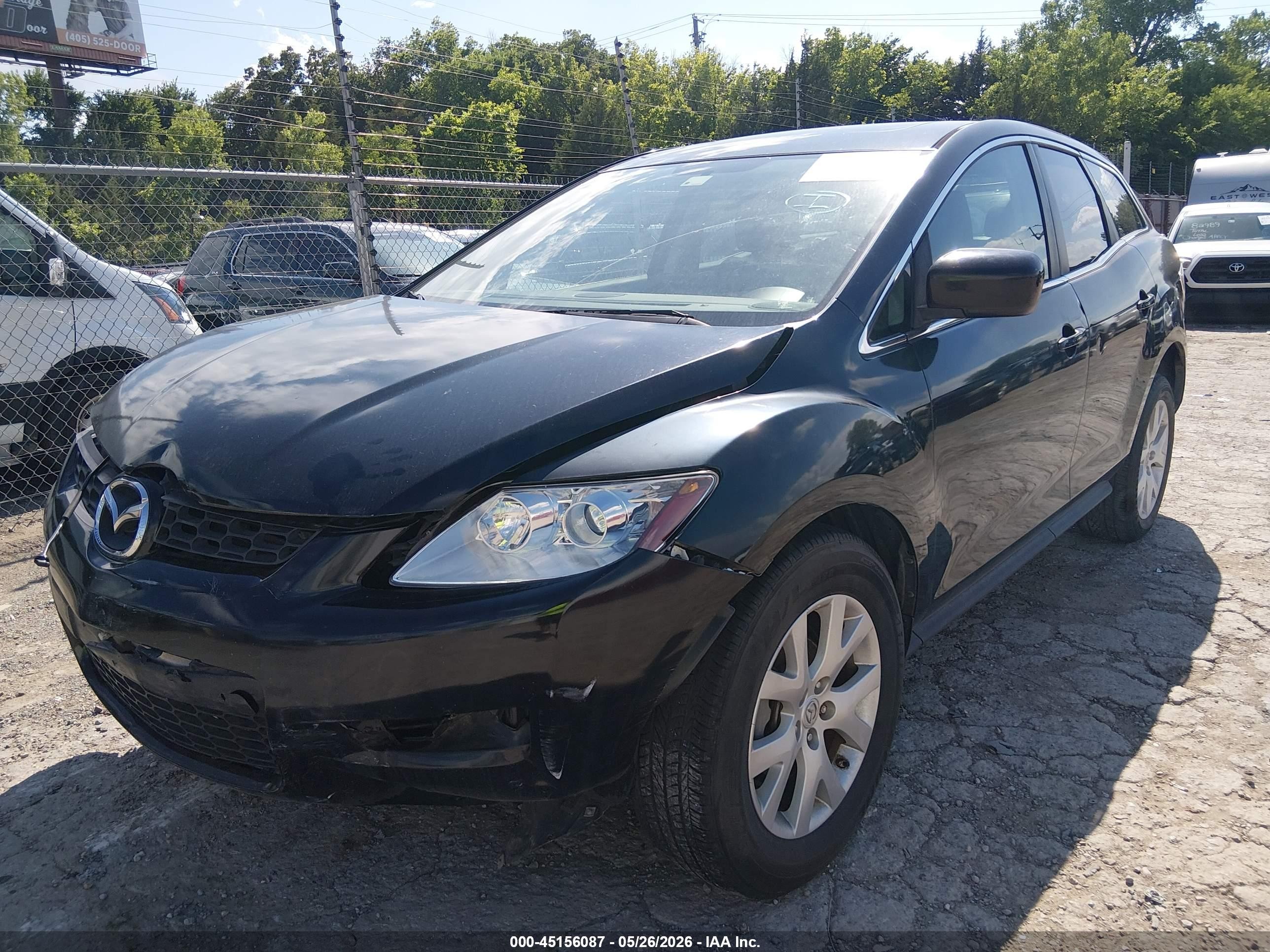 2008 Mazda Cx-7 Sport Black vin: JM3ER293080173783