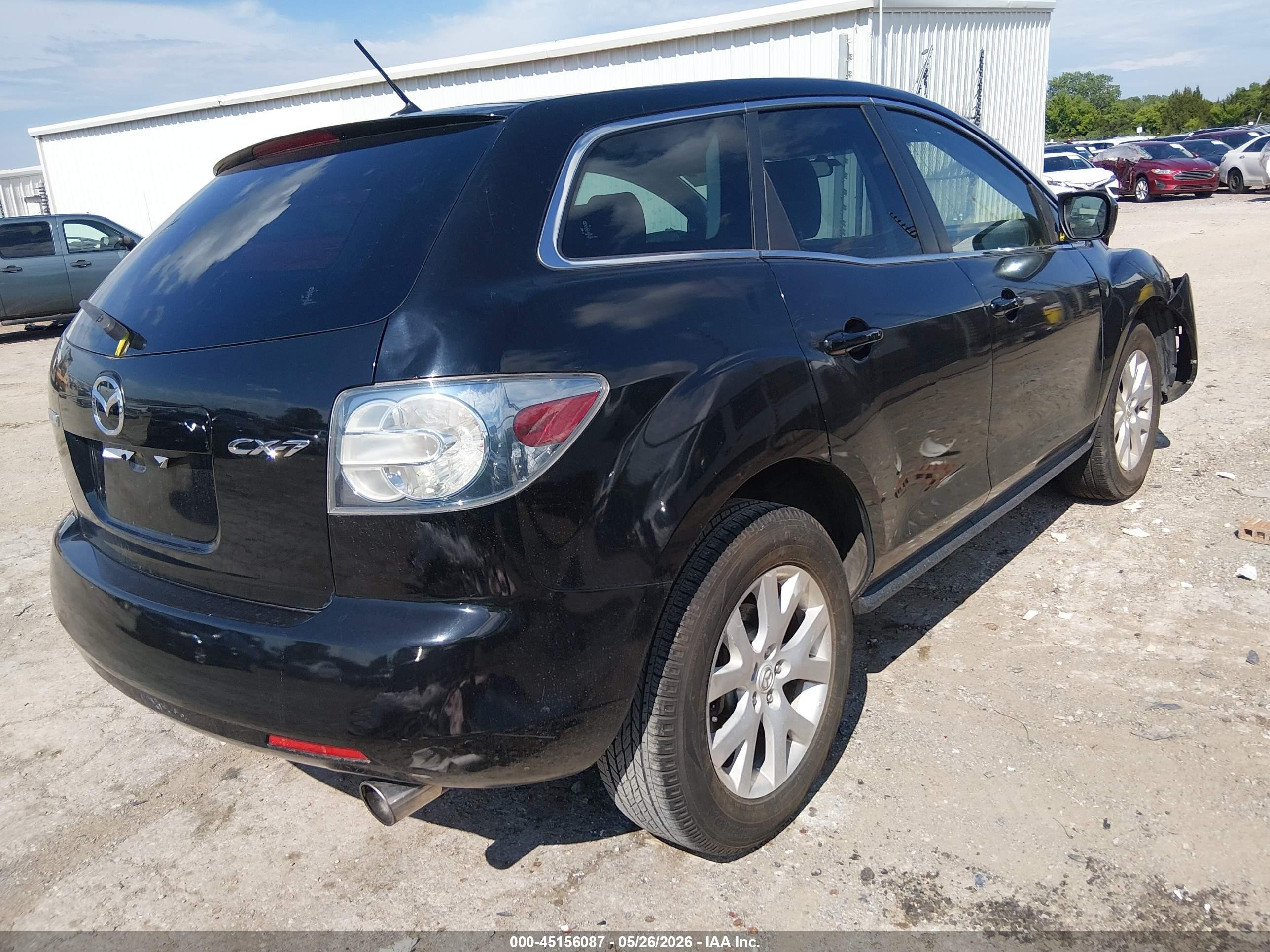 2008 Mazda Cx-7 Sport Black vin: JM3ER293080173783