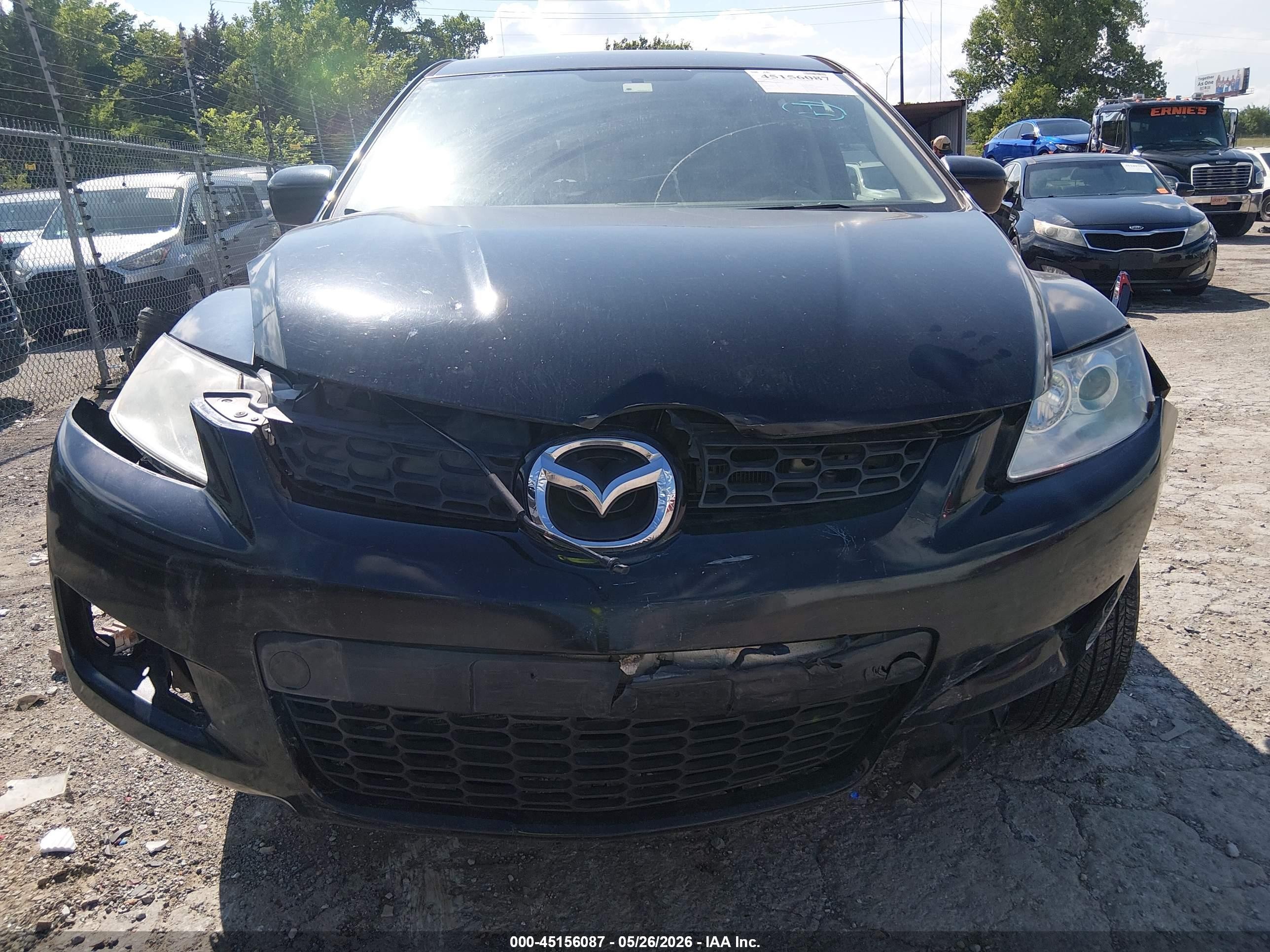 2008 Mazda Cx-7 Sport Black vin: JM3ER293080173783