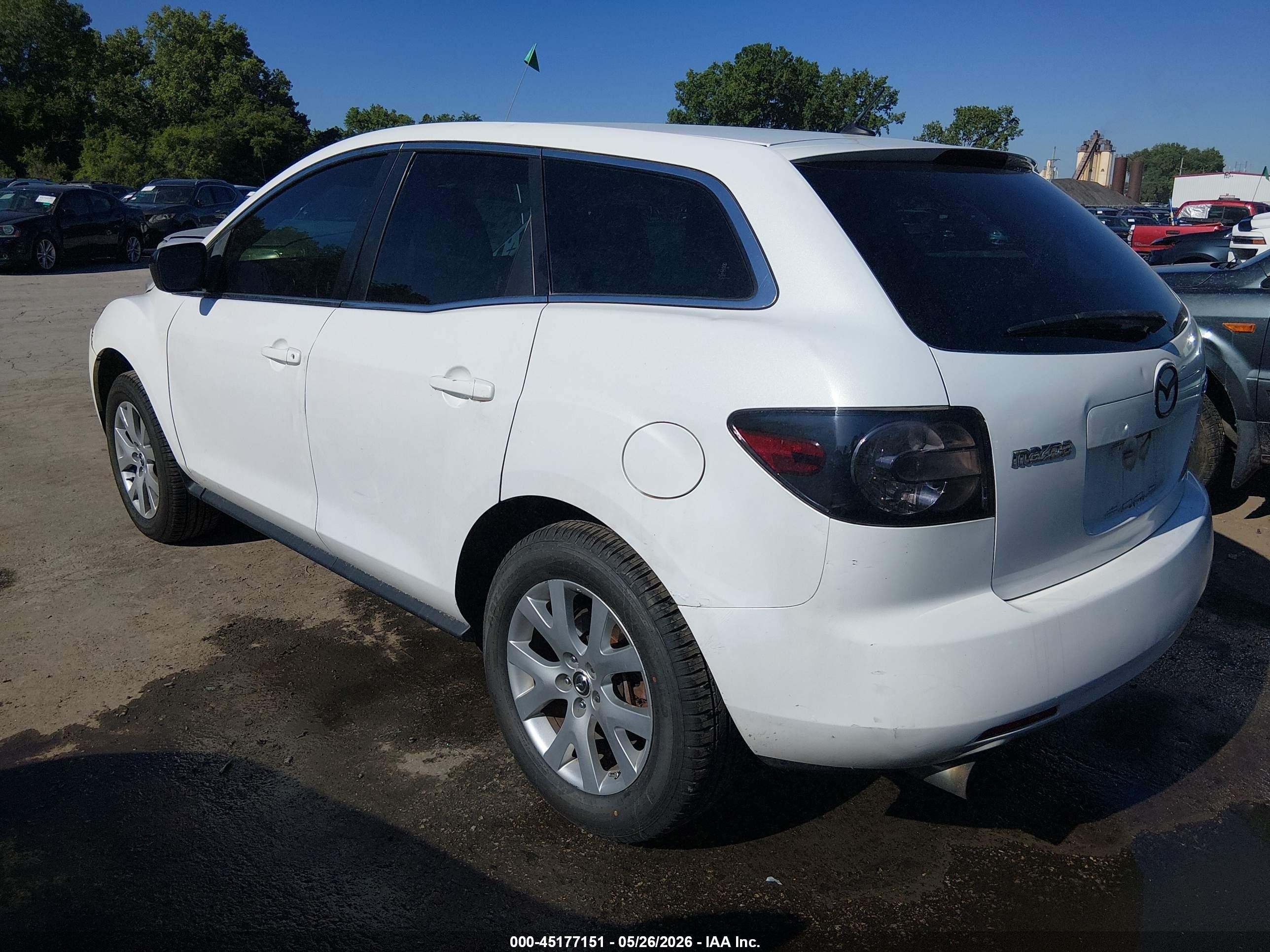 2007 Mazda Cx-7 Sport White vin: JM3ER293170111887