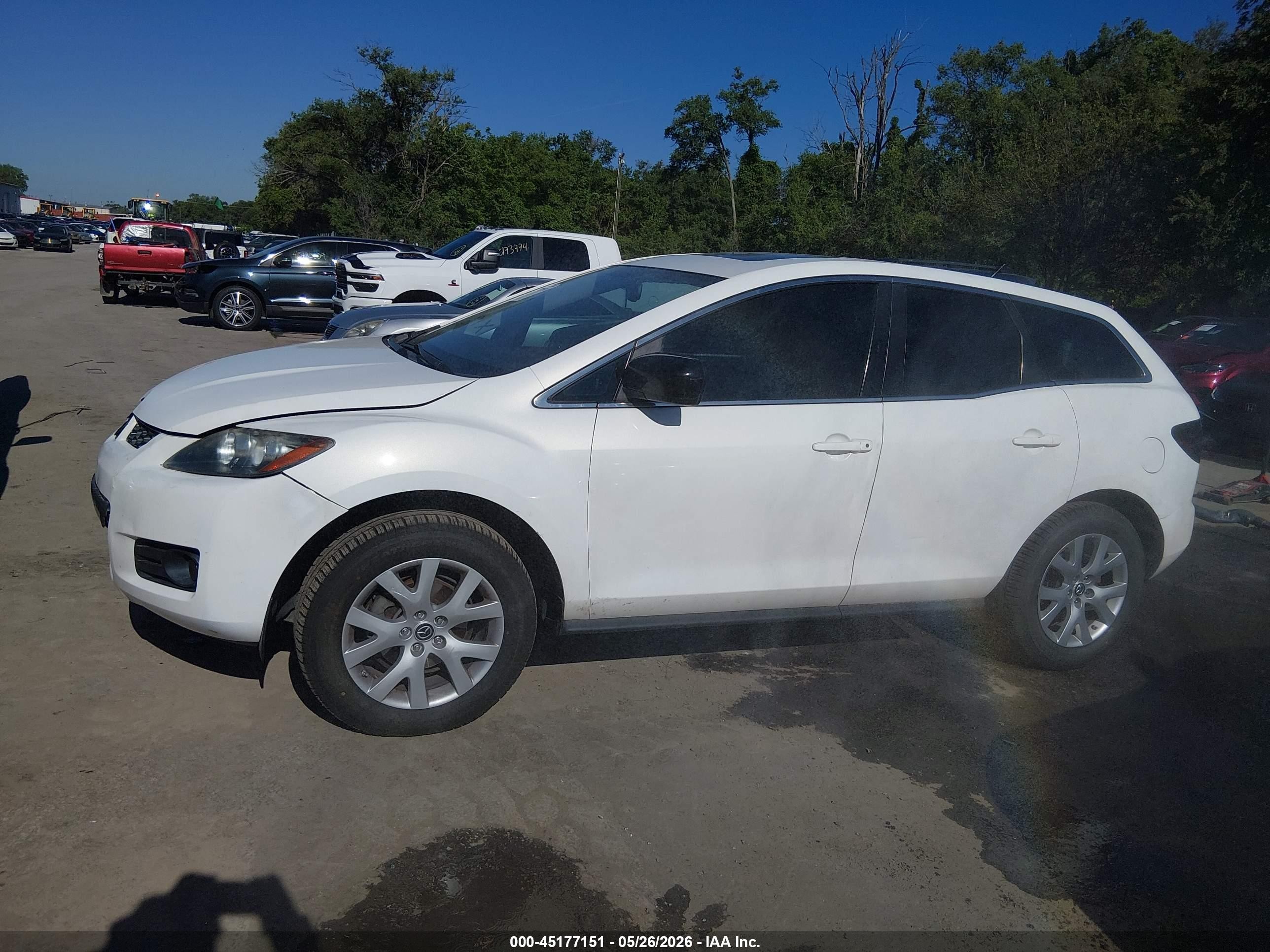 2007 Mazda Cx-7 Sport White vin: JM3ER293170111887