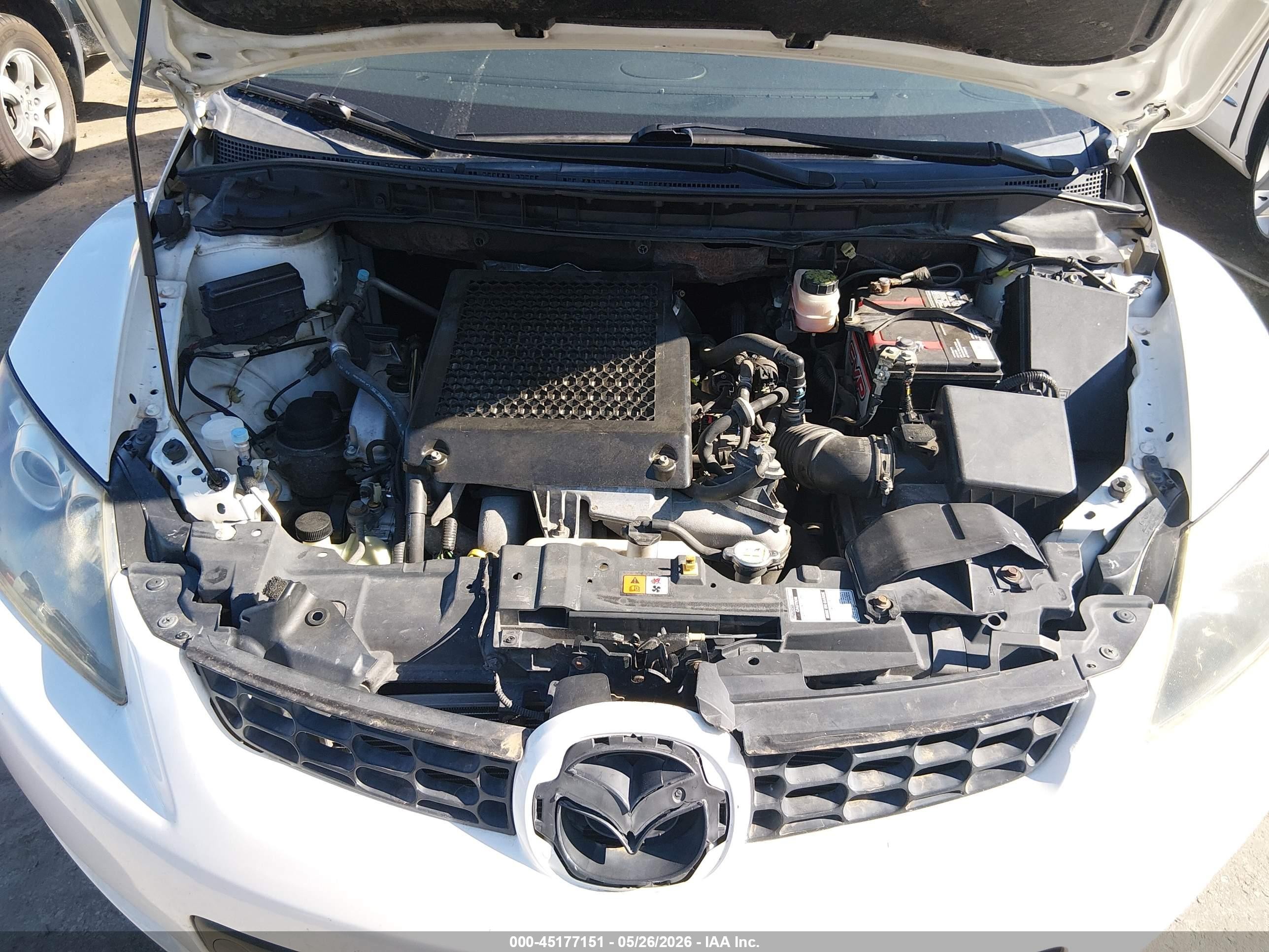 2007 Mazda Cx-7 Sport White vin: JM3ER293170111887