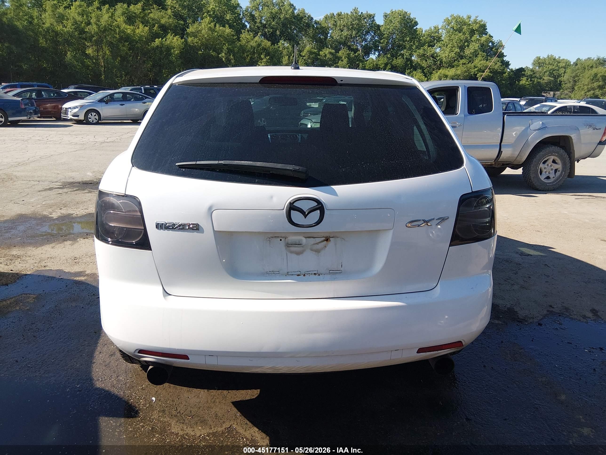 2007 Mazda Cx-7 Sport White vin: JM3ER293170111887