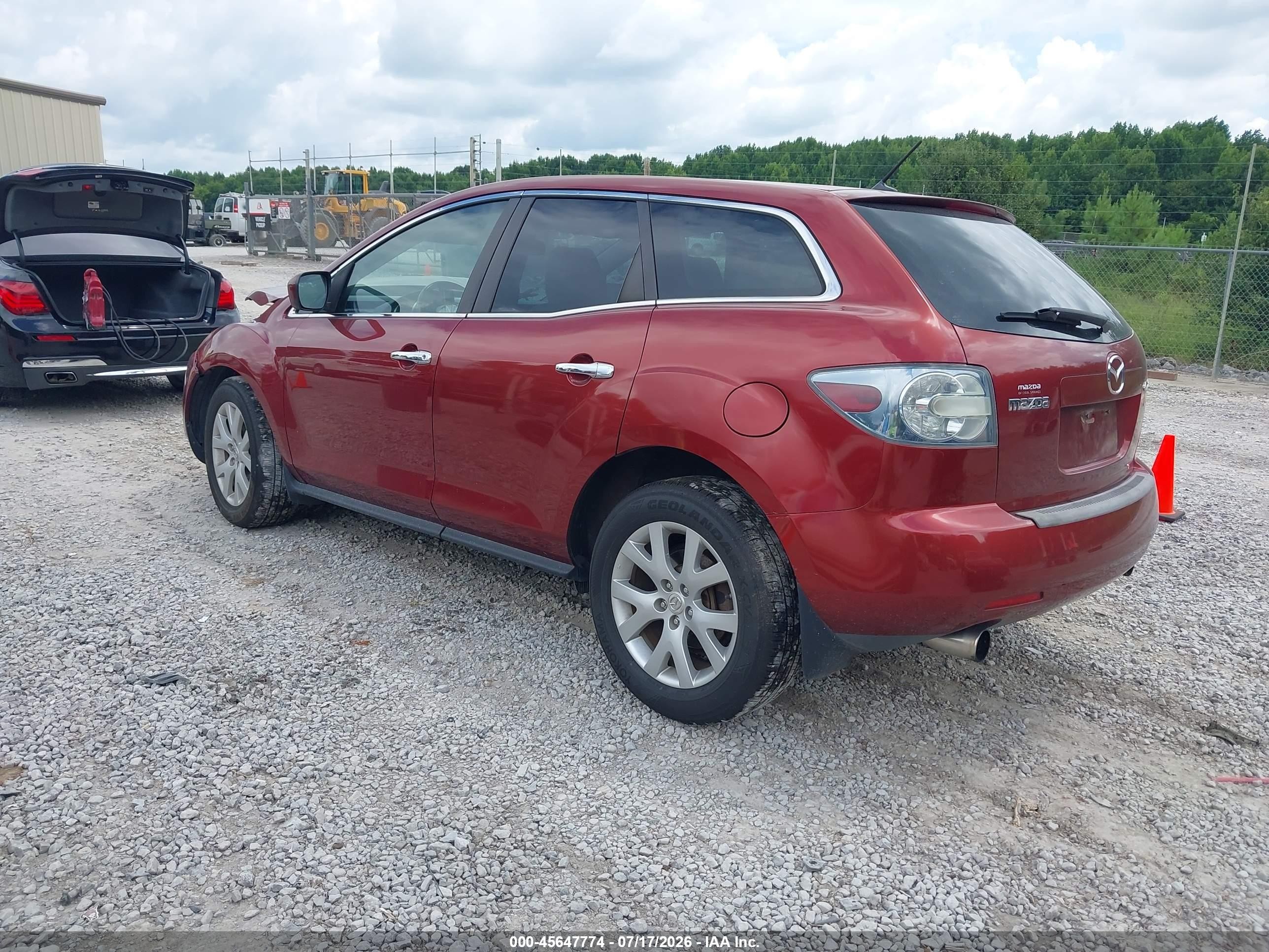 2007 Mazda Cx-7 Grand Touring Red vin: JM3ER293170115938