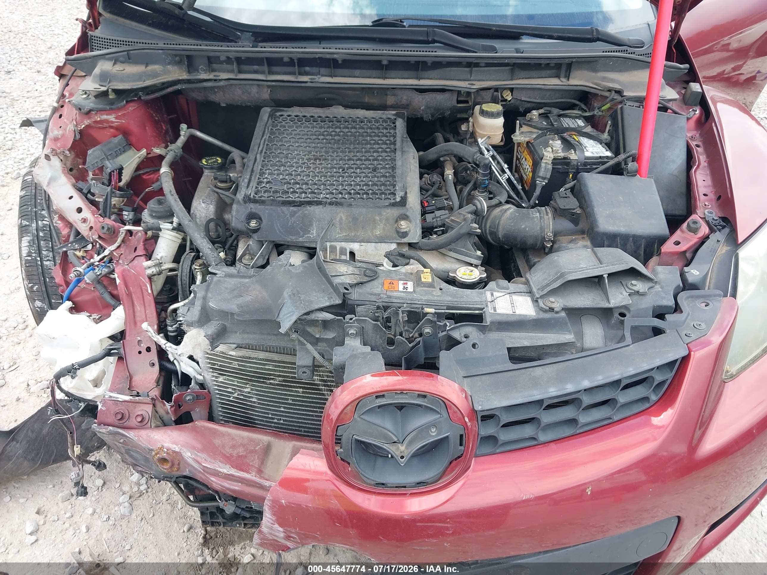 2007 Mazda Cx-7 Grand Touring Red vin: JM3ER293170115938