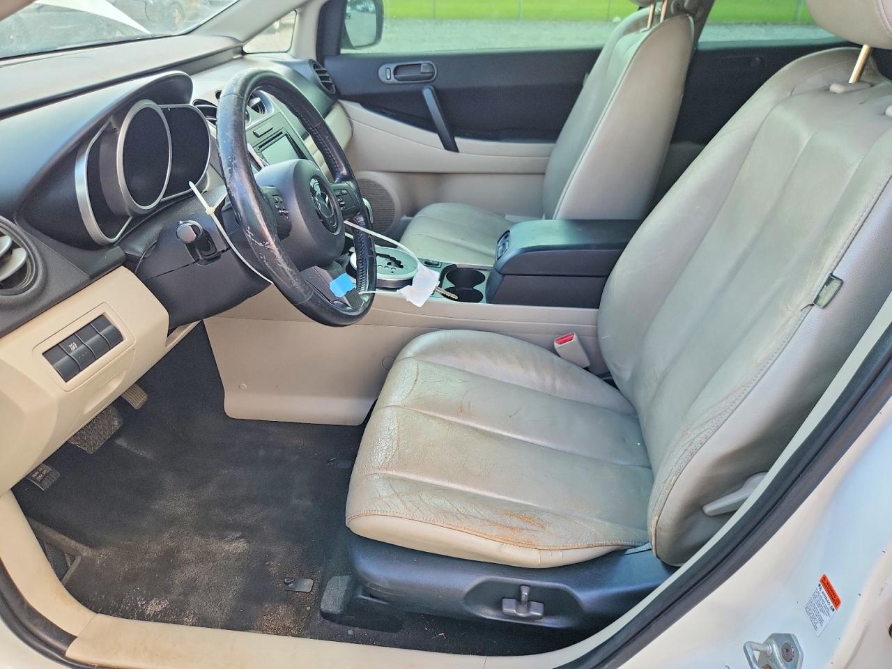2007 Mazda Cx-7 White vin: JM3ER293170124400